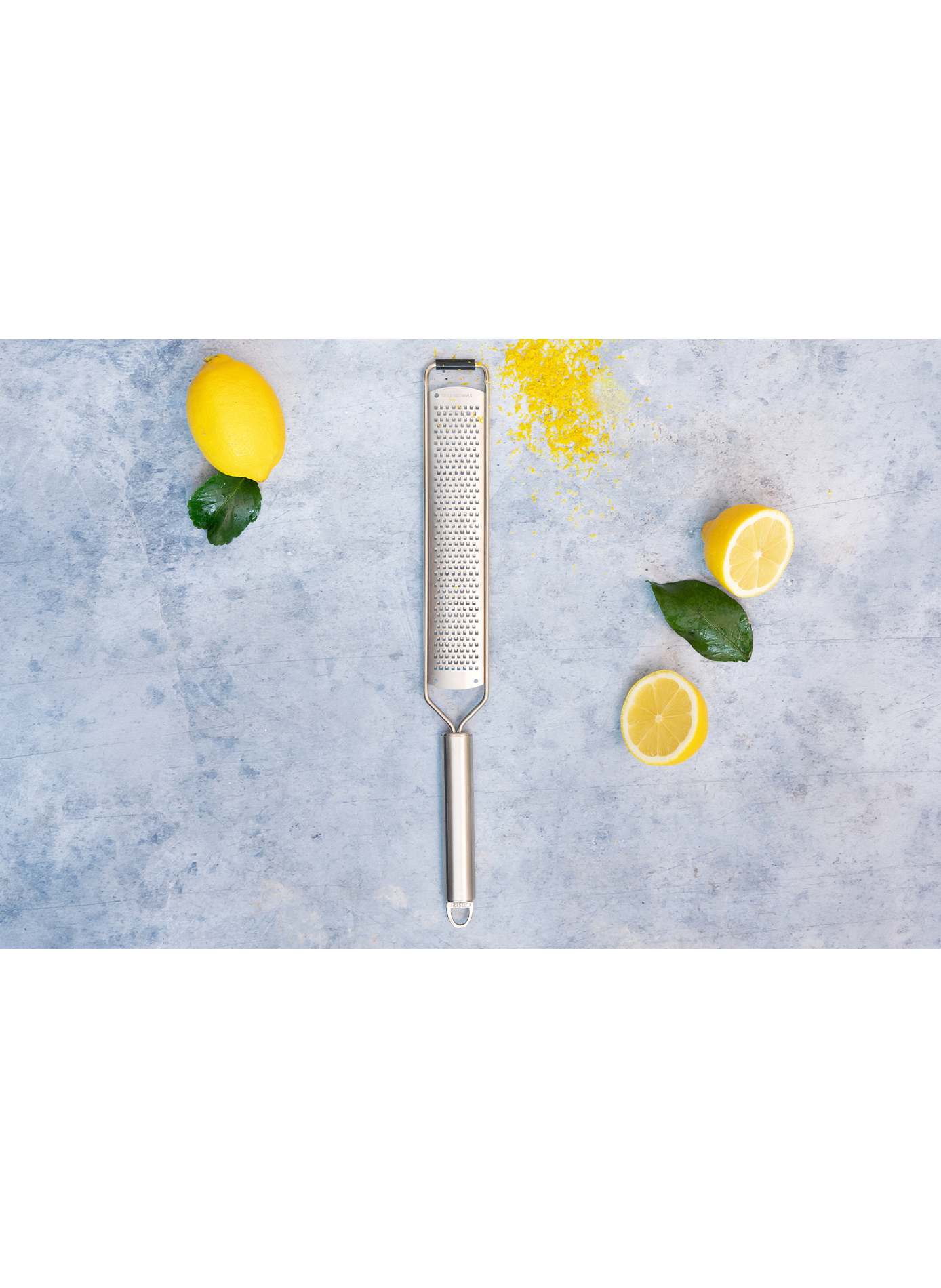 Râpe zesteur Poc en inox CRISTEL Gris