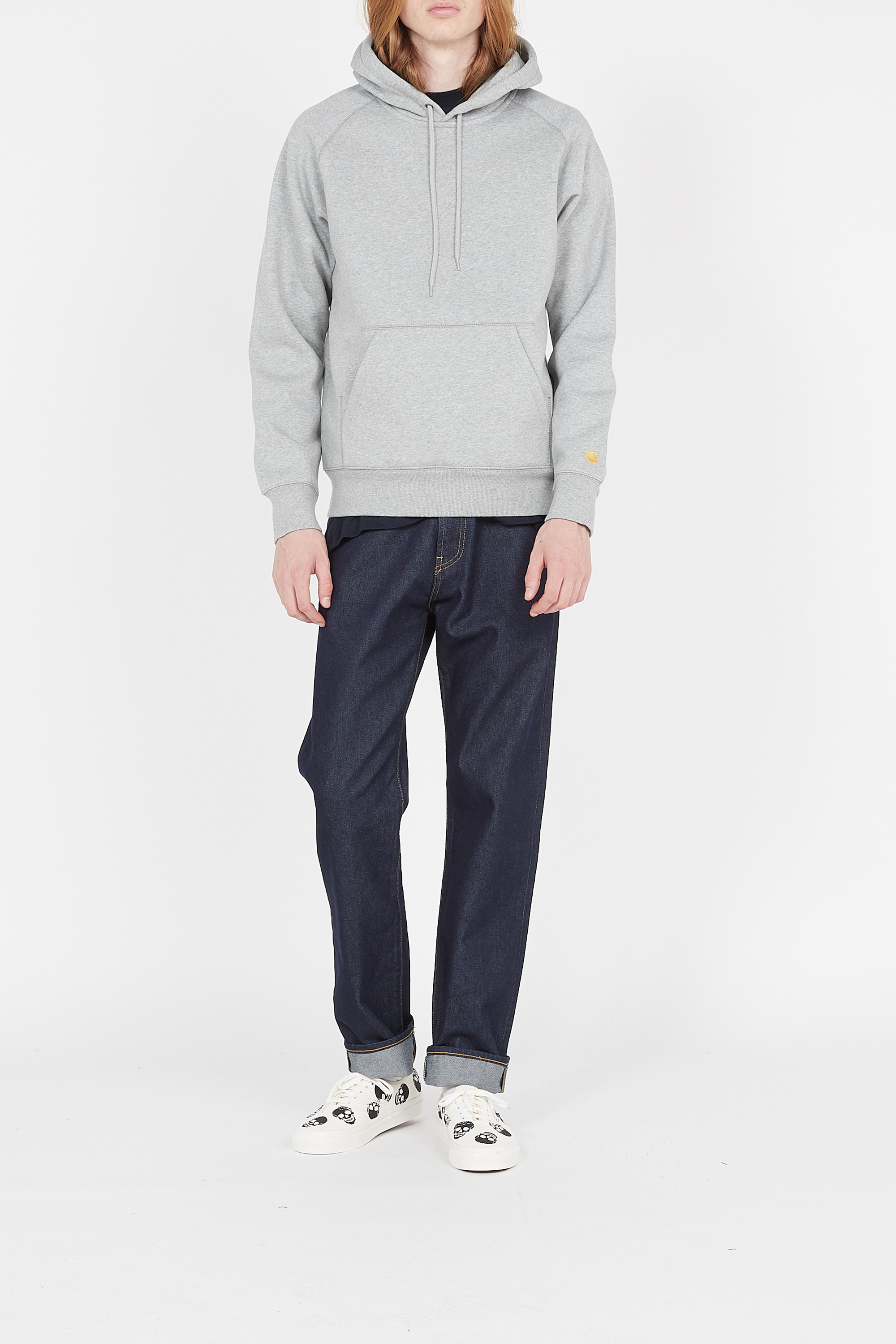 Hoodie chase CARHARTT WIP Gris