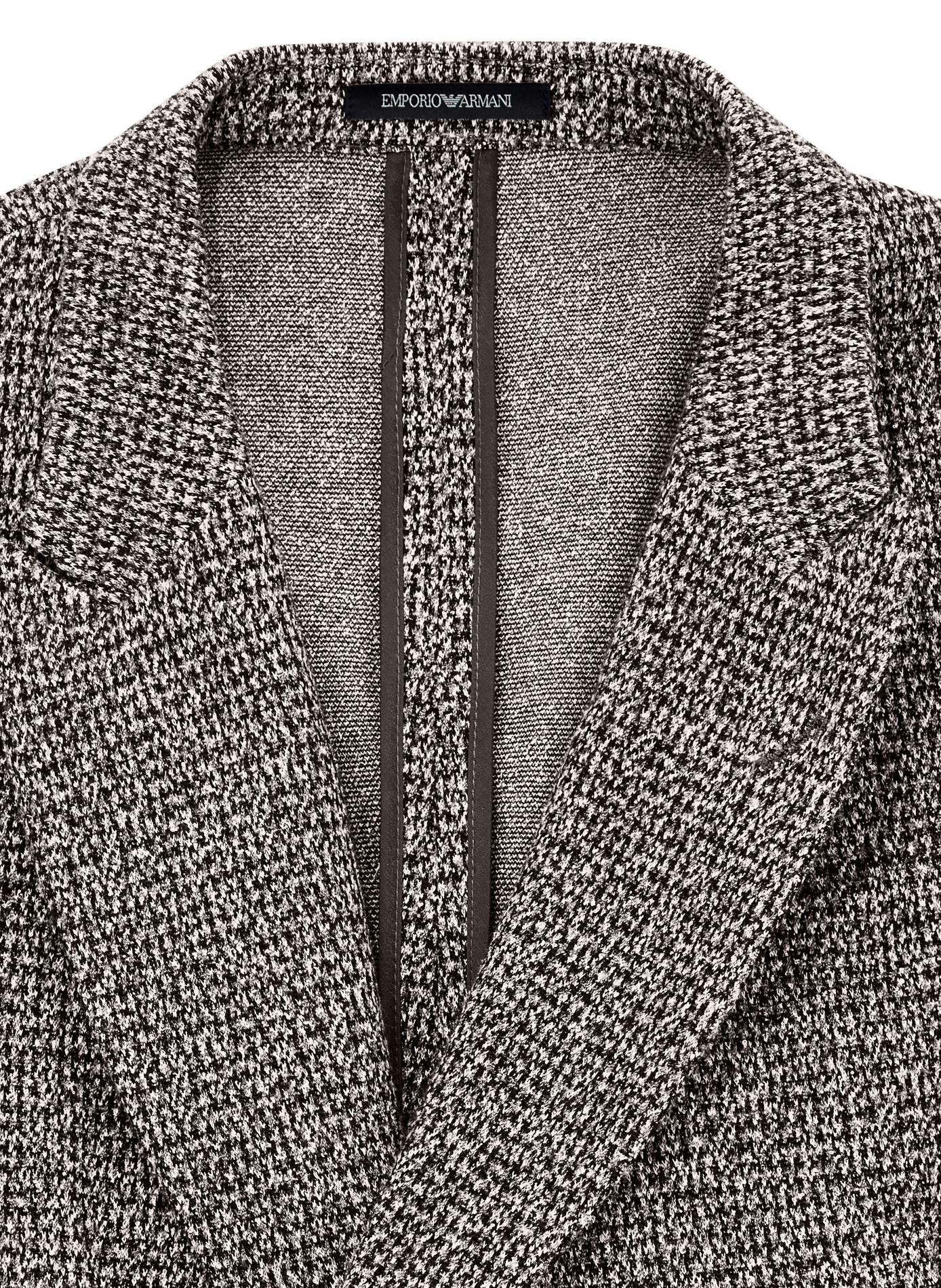 Structured Tweed Blazer EMPORIO ARMANI Grey