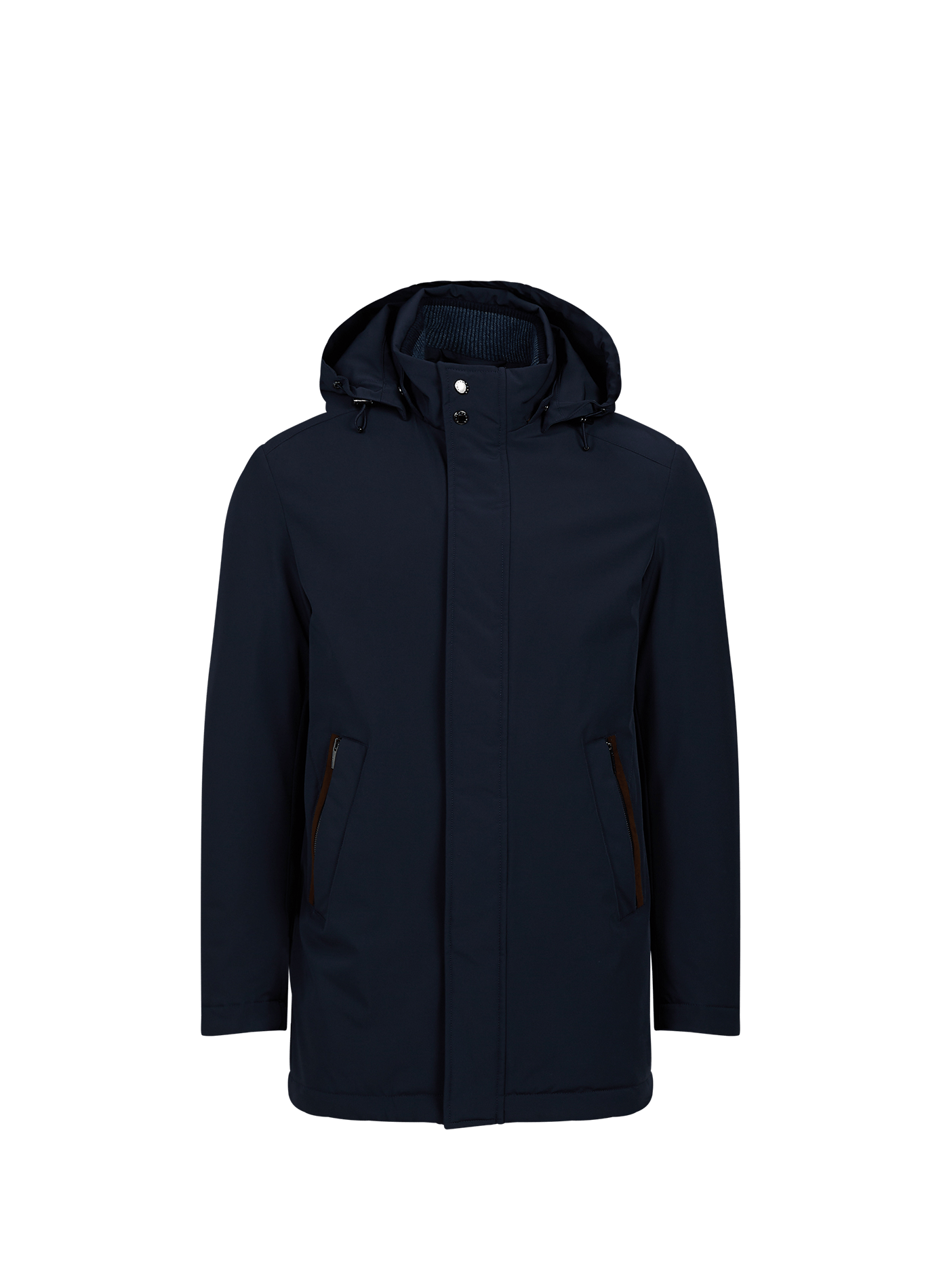 Parka mi-longue à capuche PAUL & SHARK Bleu