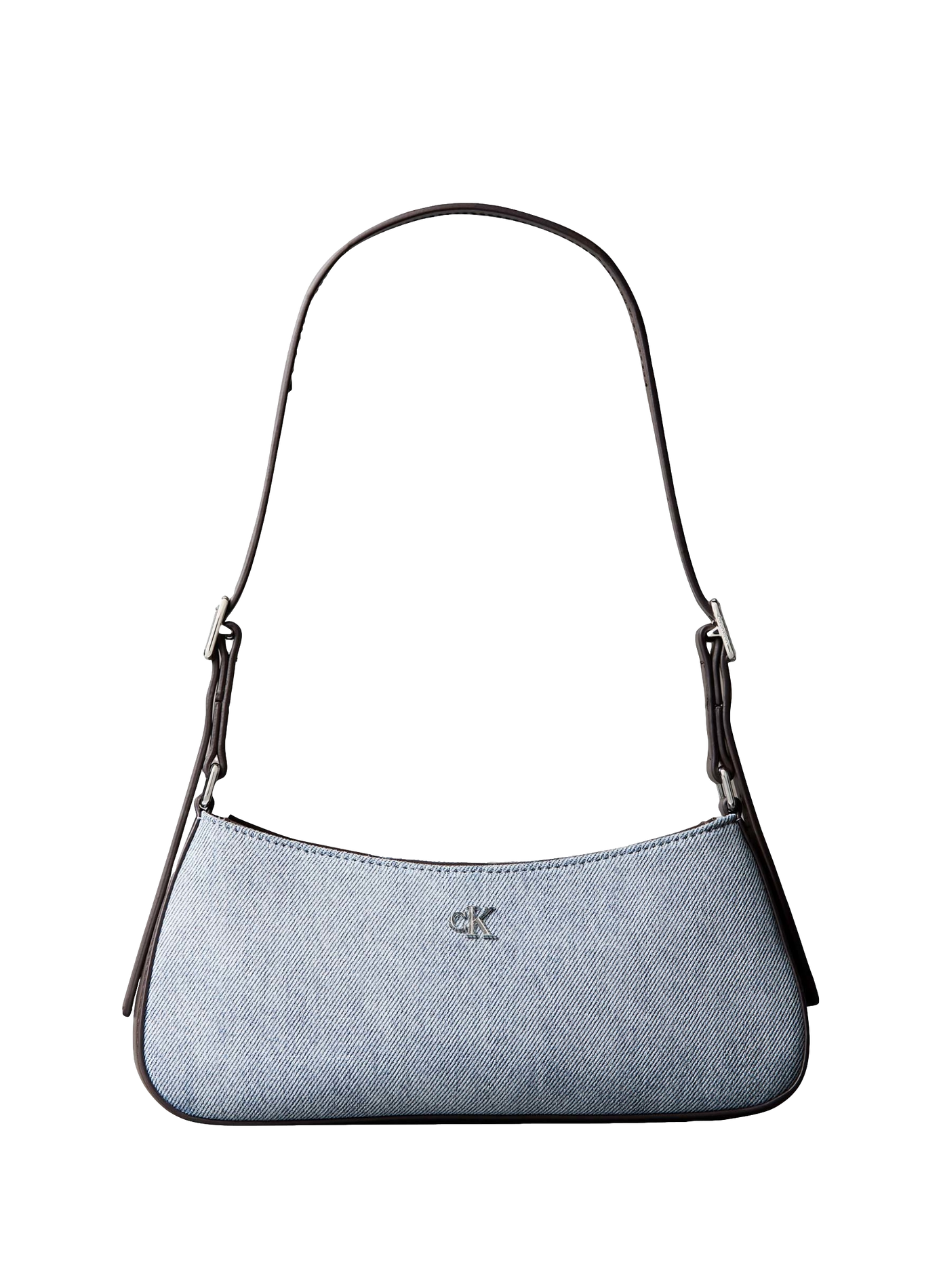 Cotton denim shoulder bag CALVIN KLEIN Blue