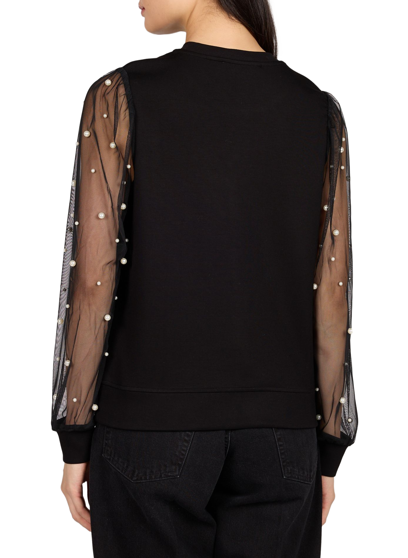 Round neck sweatshirt KARL LAGERFELD Black