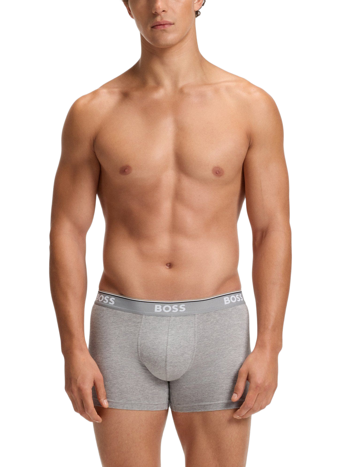 Lot de 3 boxers en coton mélangé HUGO BOSS Multicolore