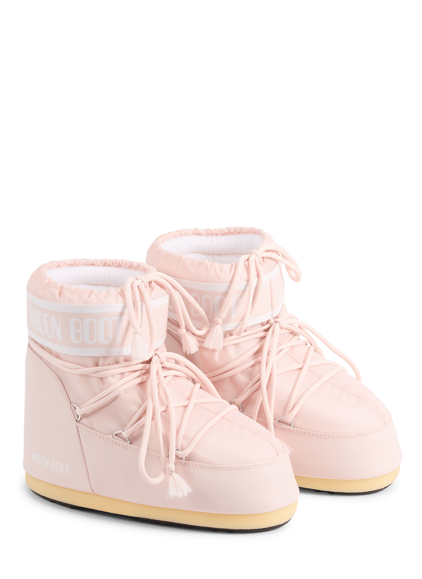 Icon Low Nylon Ankle Boots | Pink MOON BOOT Women
