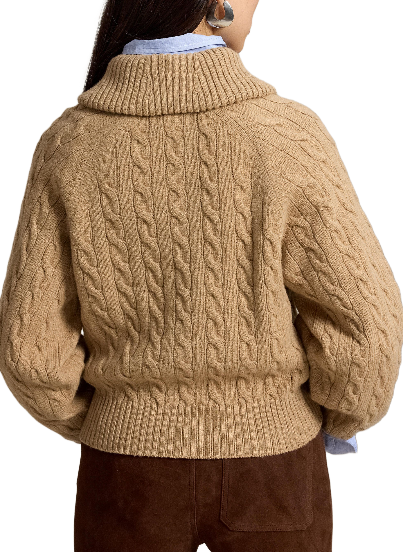 Buttoned wool cardigan POLO RALPH LAUREN Beige