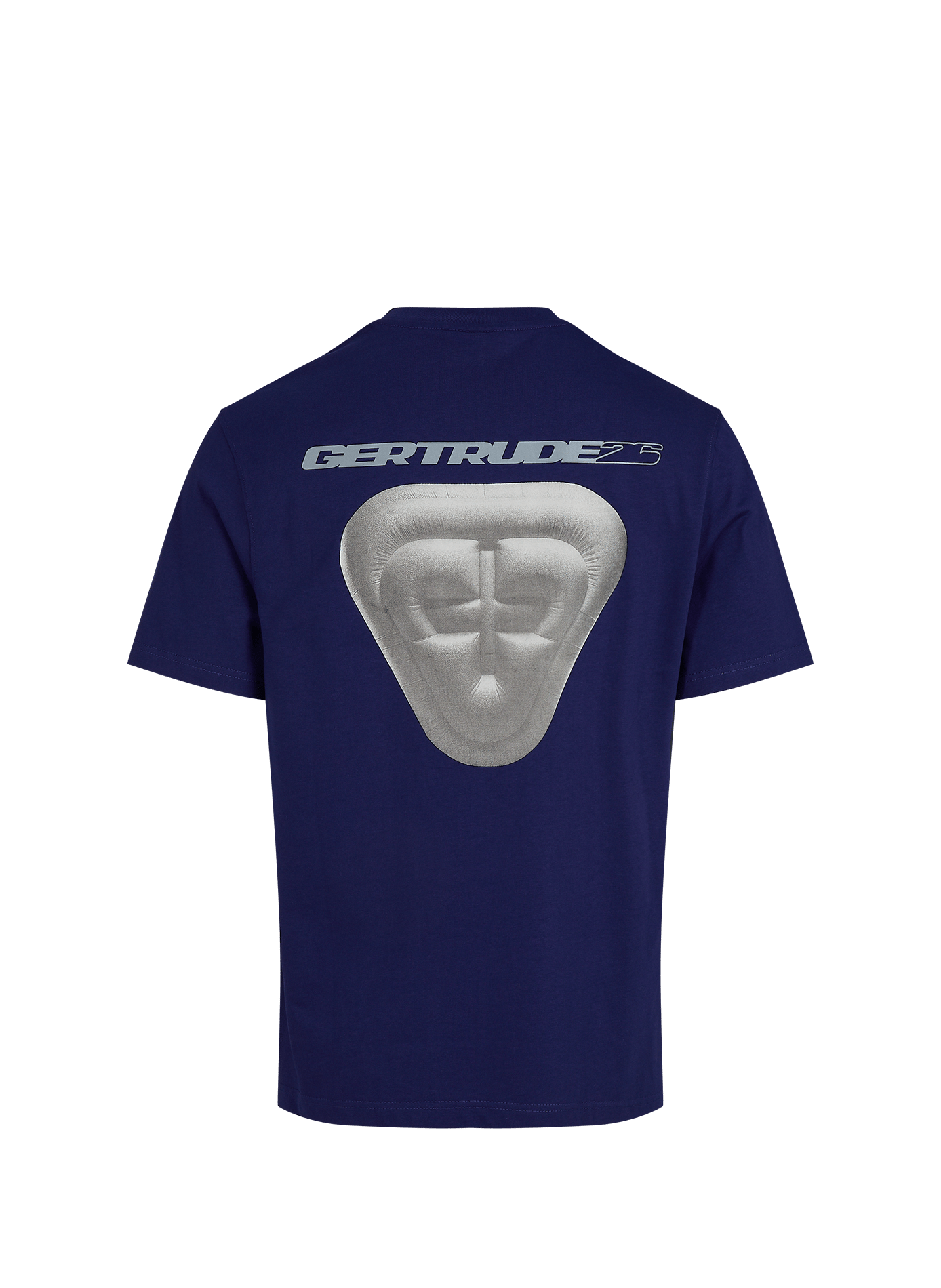 Straight cotton t-shirt GERTRUDE Blue