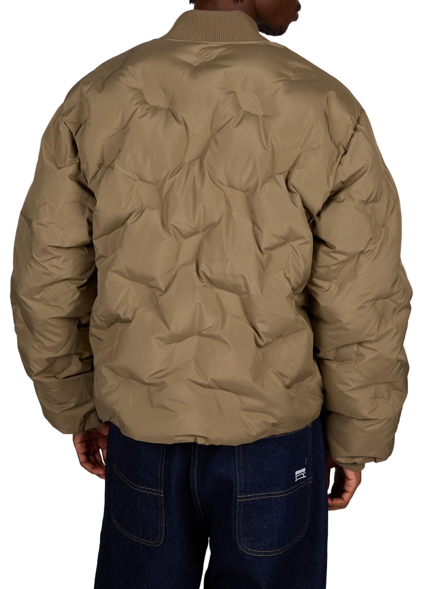 Gerade geschnittene, einfarbige Steppjacke DAILY PAPER Grau
