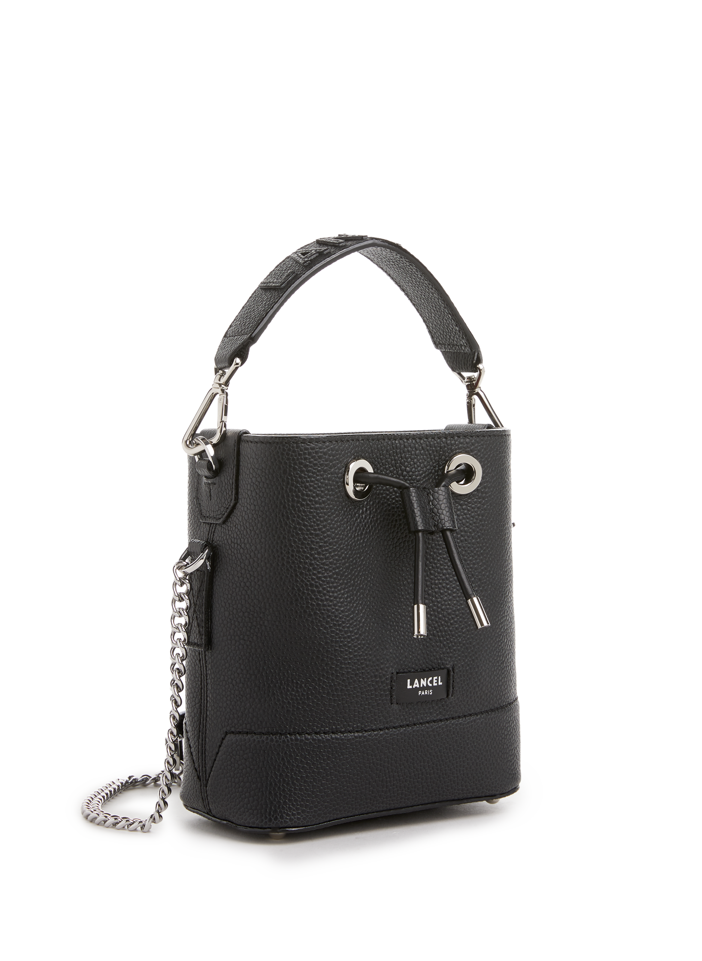 Mini sac seau Ninon en cuir