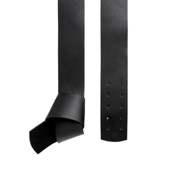 Ceinture la Nouée en cuir