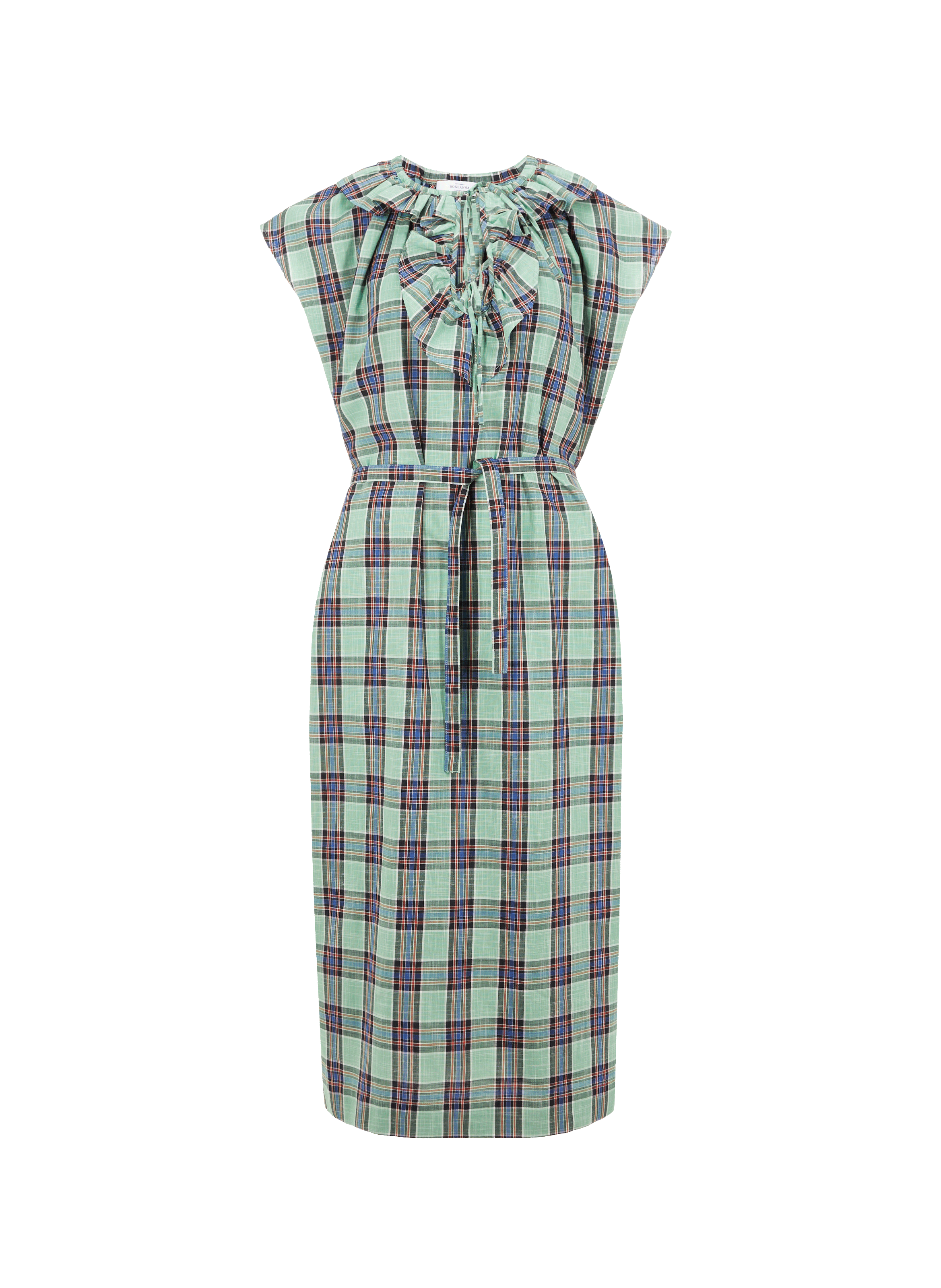 Robe à carreaux Rio check en popeline