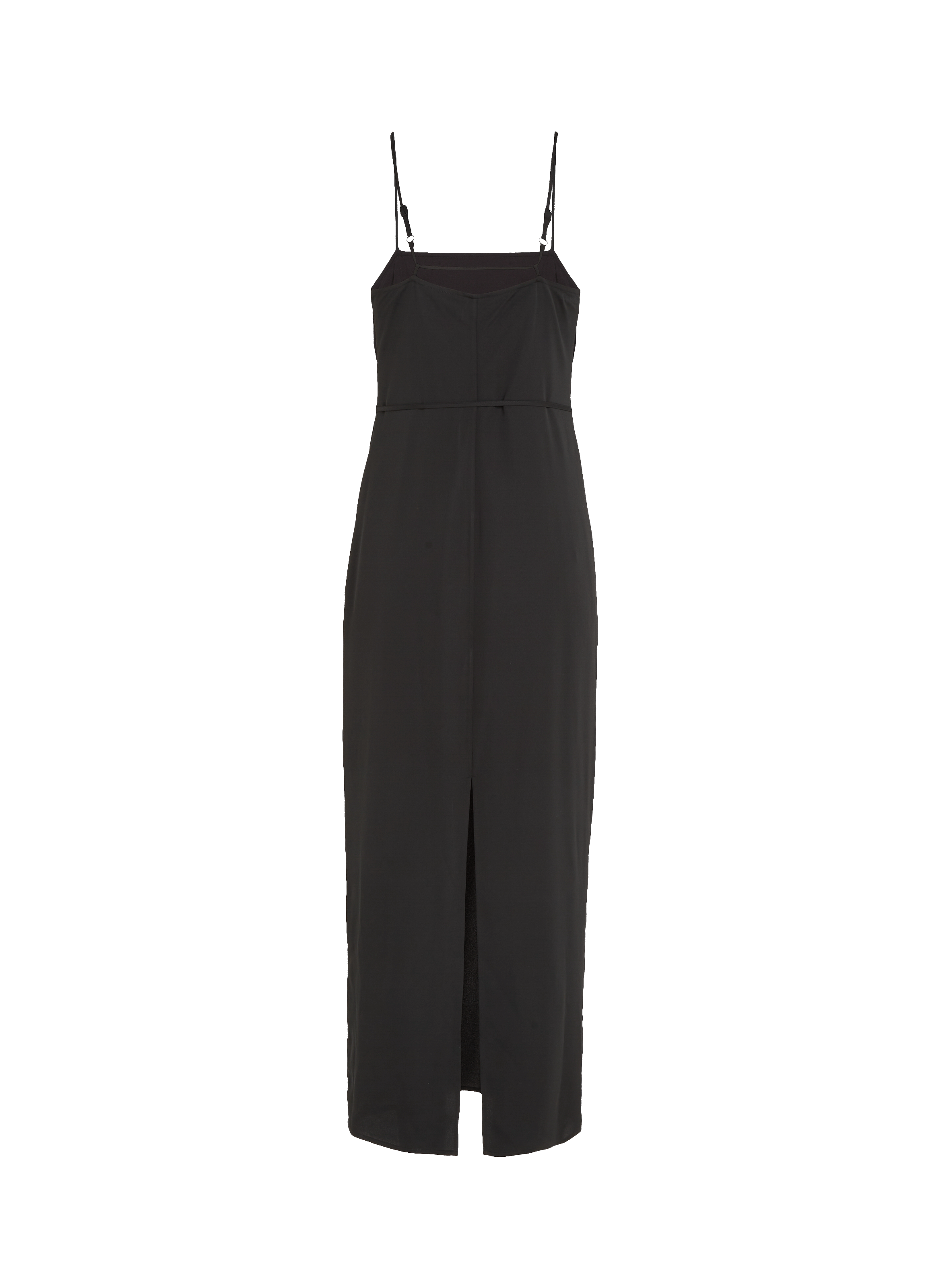 Robe Nuisette En Crêpe Mi-Longue