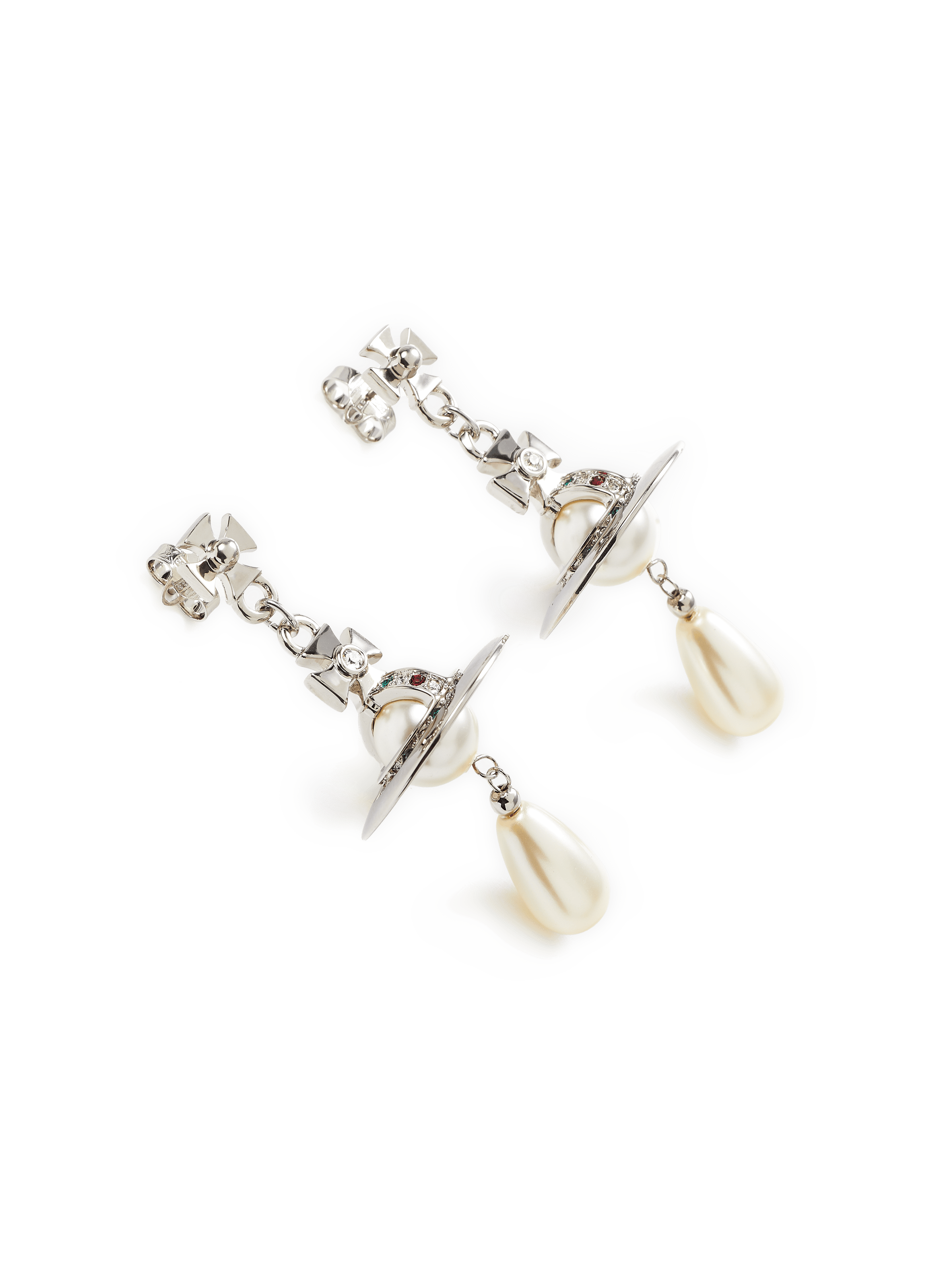 Orecchini in platino VIVIENNE WESTWOOD Multicolore