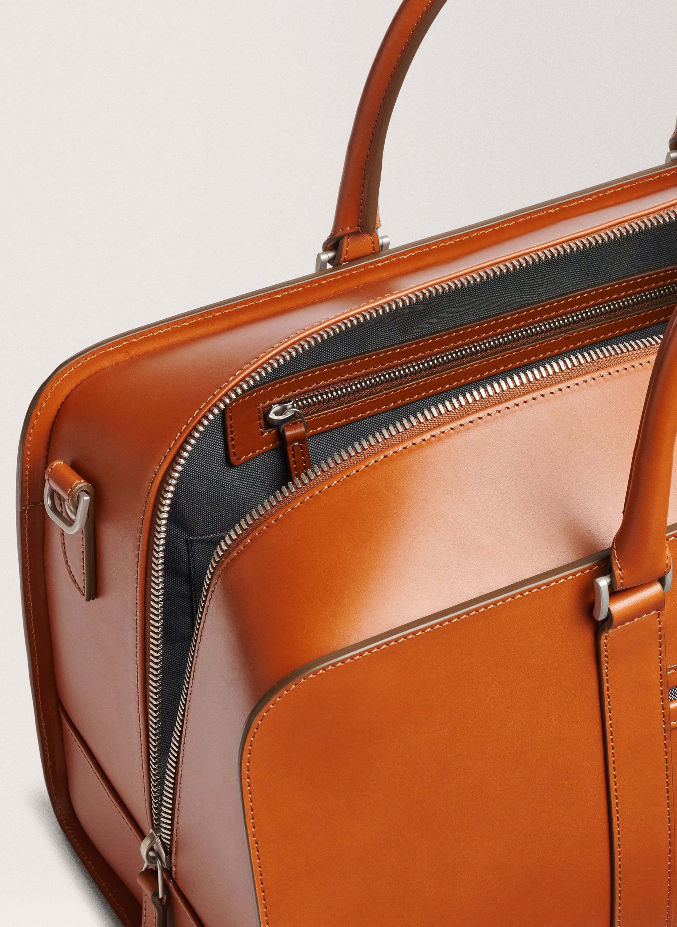 Sac de voyage 'palissy weekend' en cuir vachetta CARL FRIEDRIK Marron