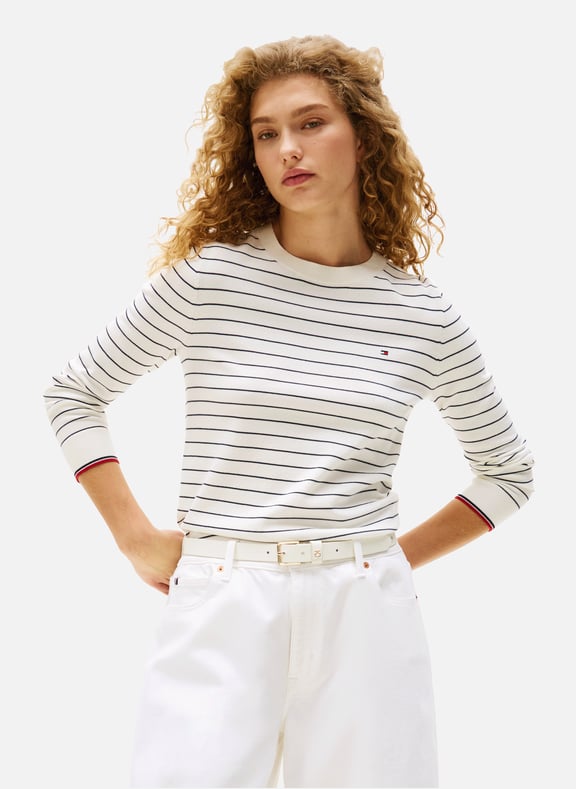 Pull à col ras-du-cou Multicolore by TOMMY HILFIGER TOMMY HILFIGER Pull à col ras-du-cou Multicolore