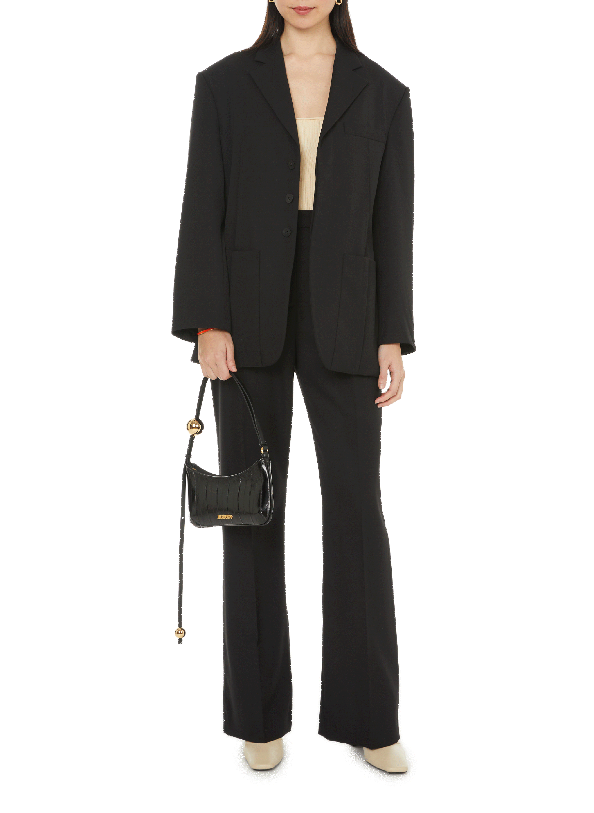 La veste d'homme en laine  JACQUEMUS Noir