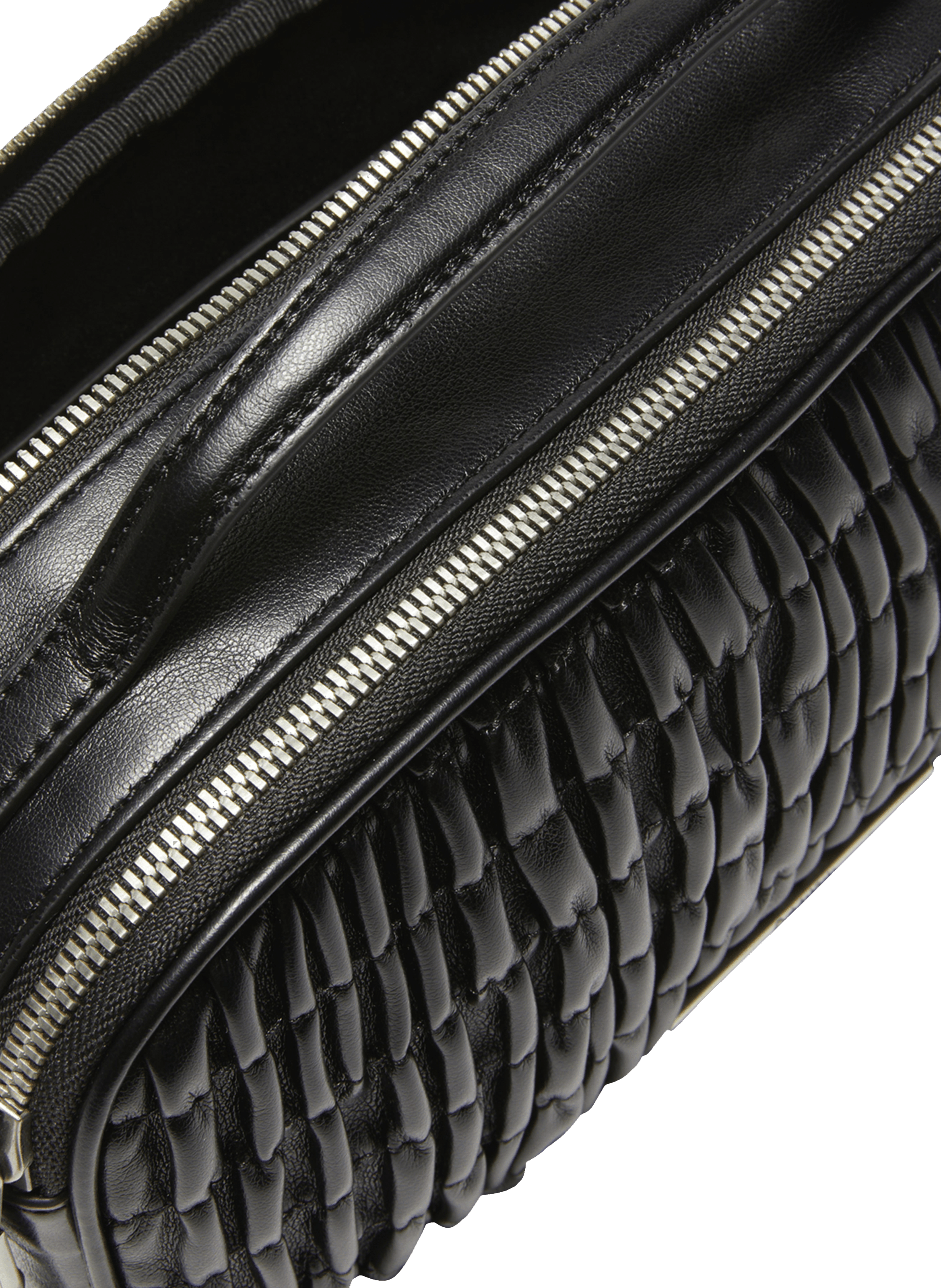 Sac à bandoulière plissée CALVIN KLEIN Noir