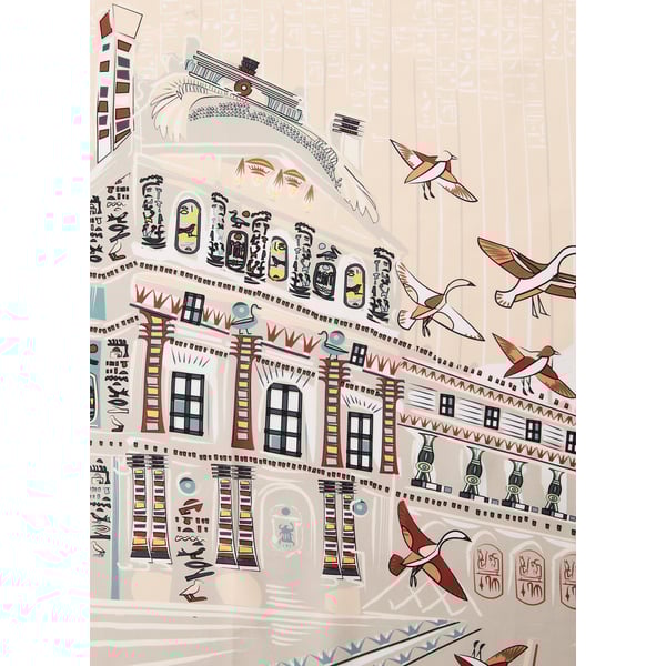 Petrusse Foulard Louvre Sur Le Nil In Multi