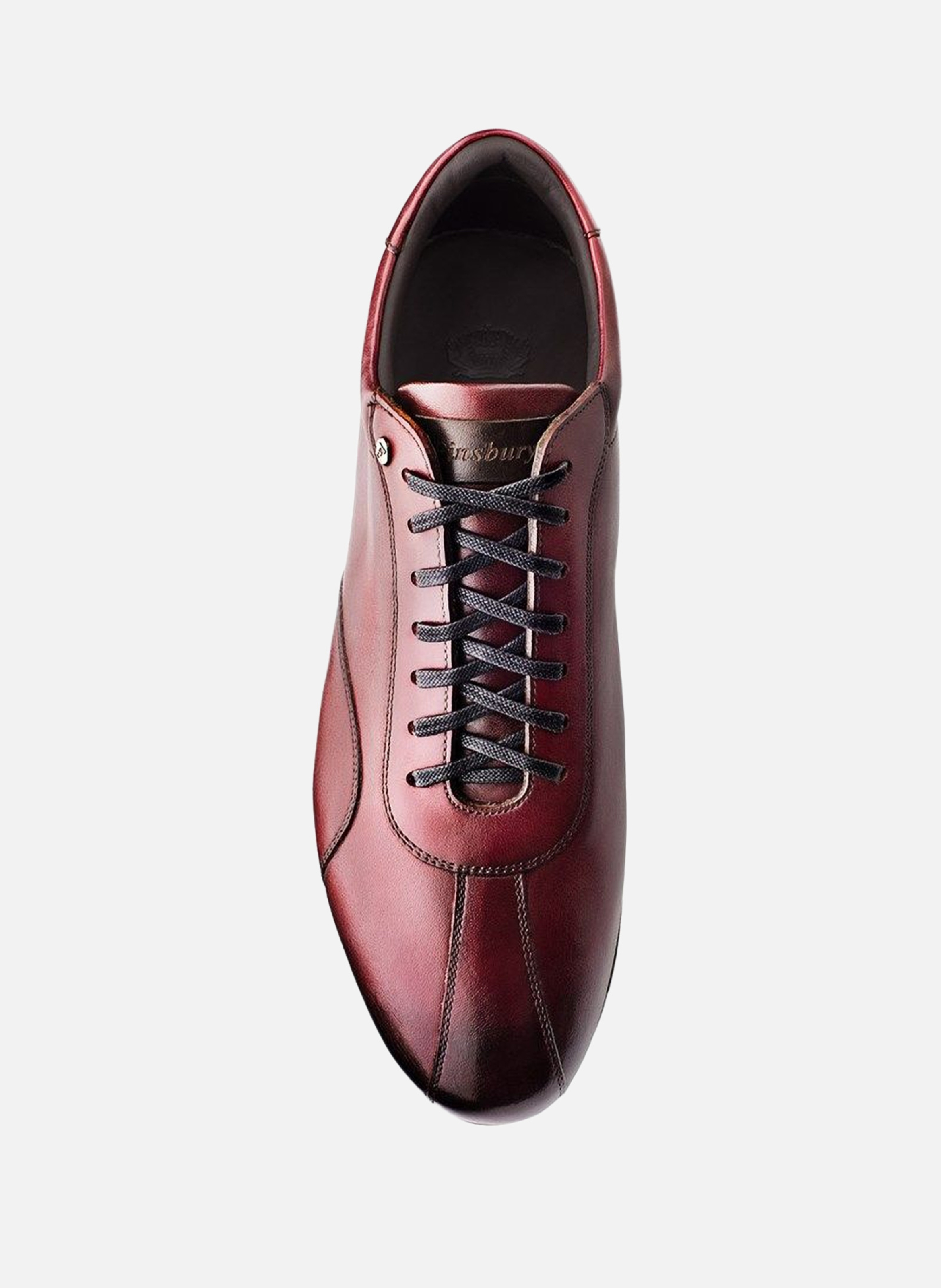 Sneakers cuir copan FINSBURY Rouge