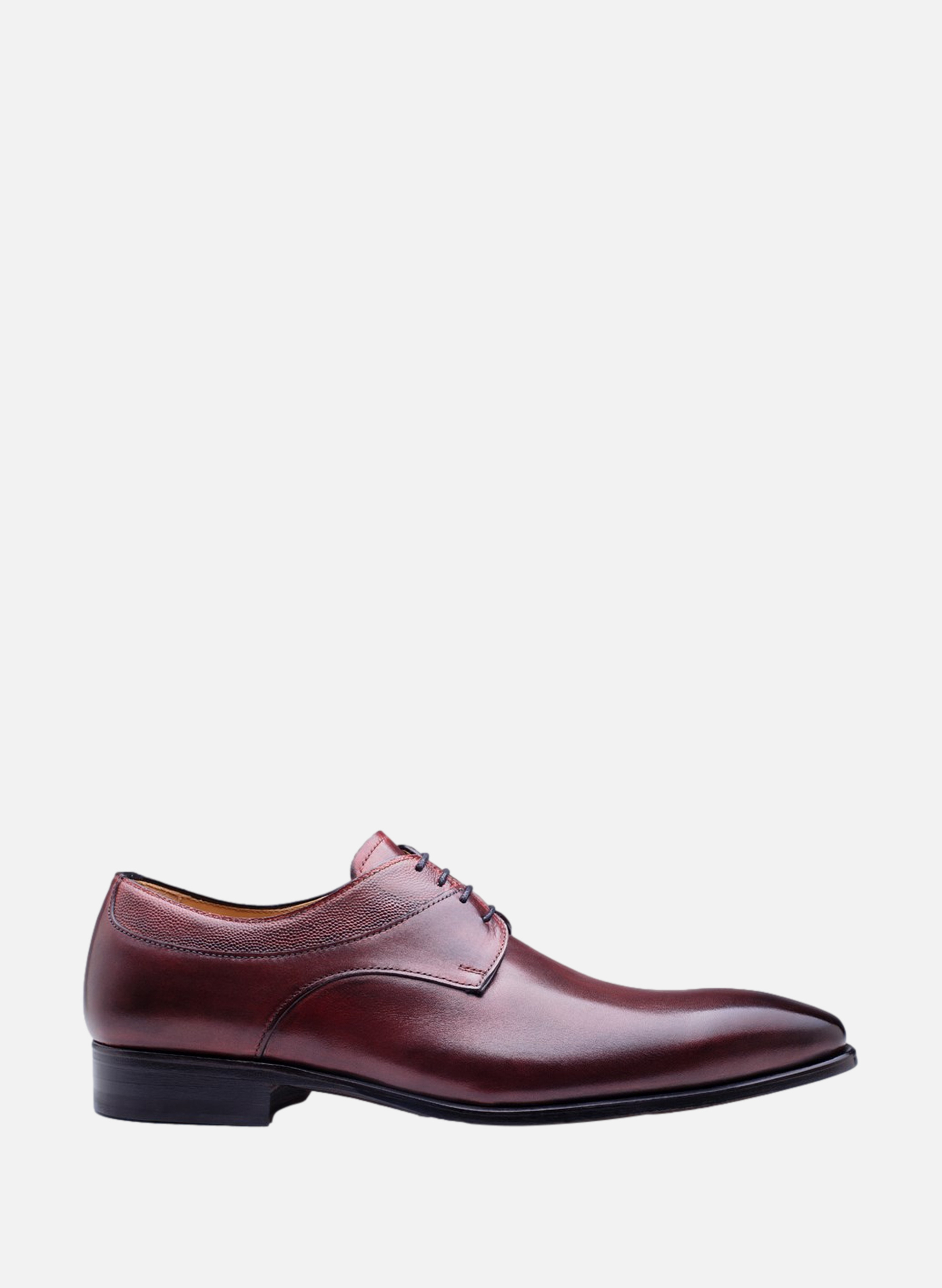 Derby cuir UMBERTO FINSBURY Rouge