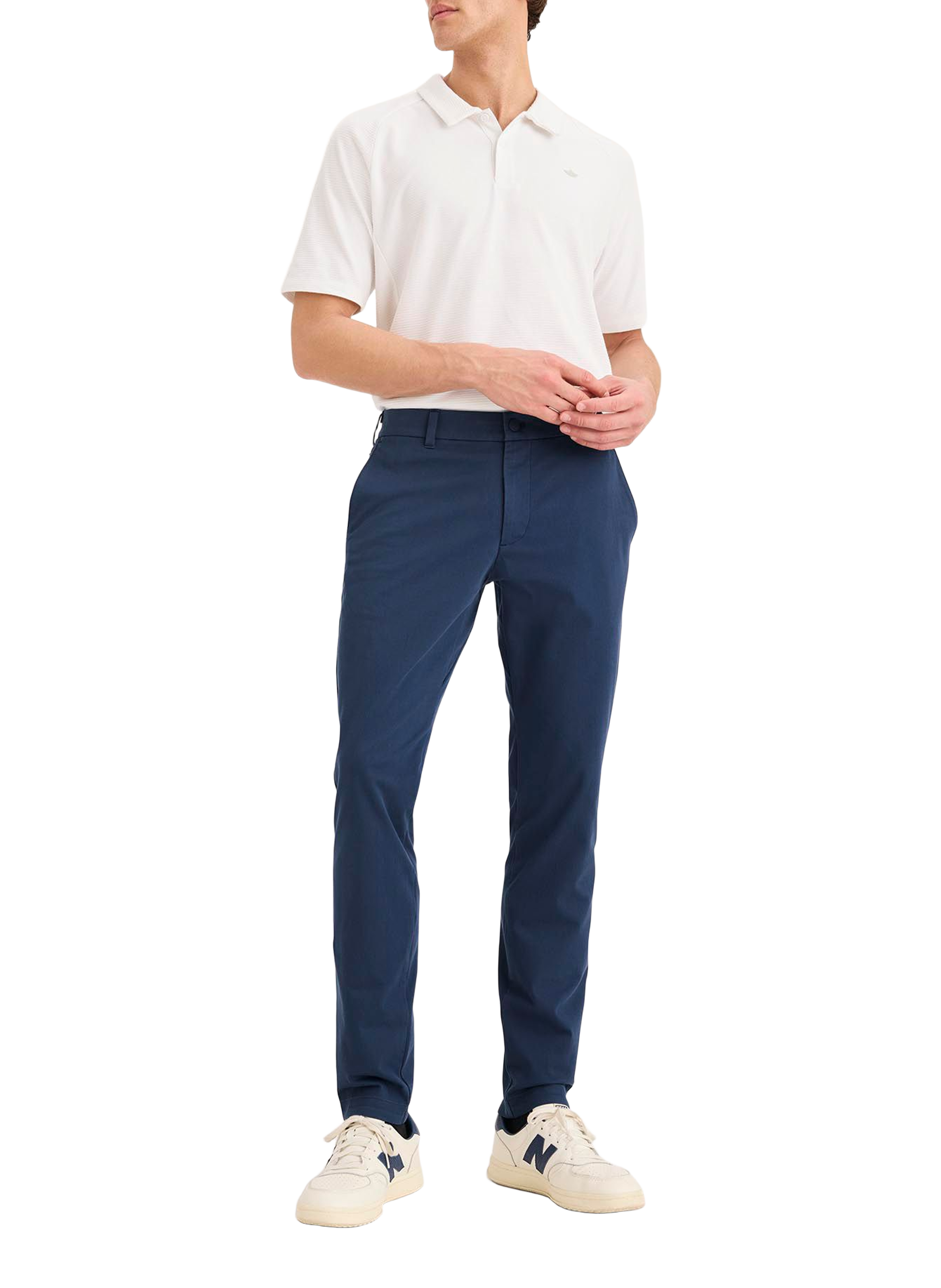 Cotton blend chino trousers  DOCKERS Blue