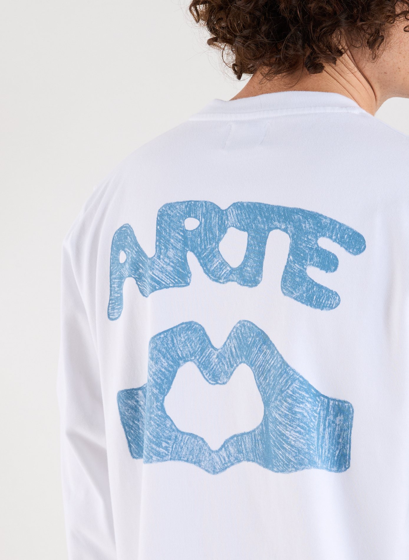 T-shirt à manches longues en coton ARTE ANTWERP Blanc
