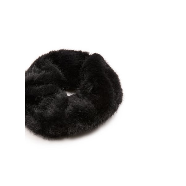 Au Printemps Paris Chouchou En Fourrure In Black