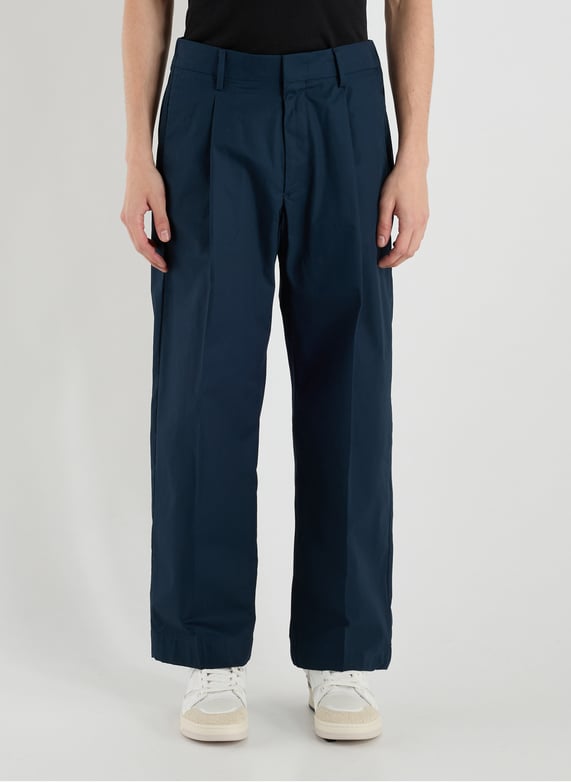 Pantalon droit en coton | Bleu by NN.07 Pantalon droit en coton Bleu