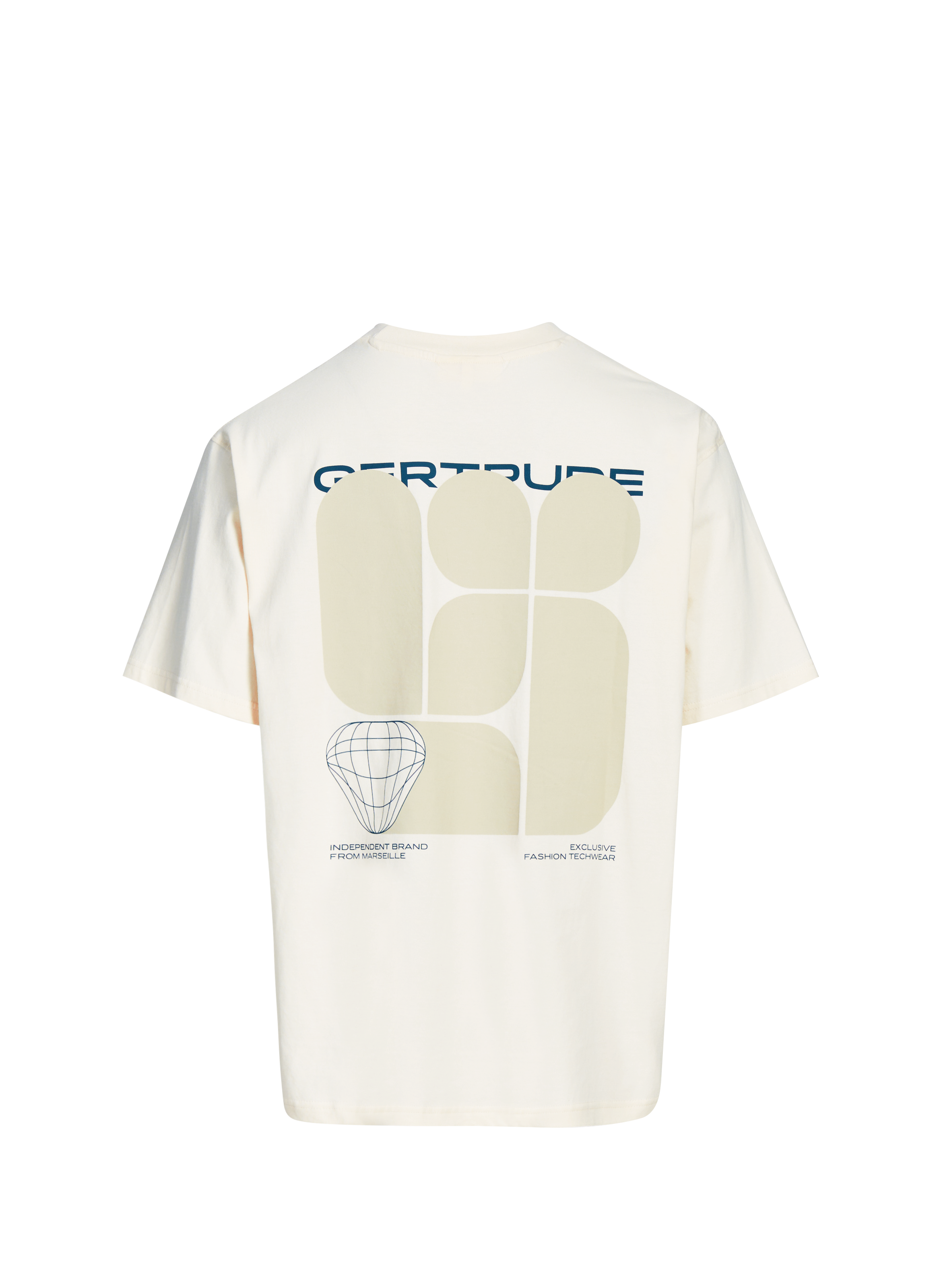 T-shirt imprimé en coton GERTRUDE ET GASTON Beige