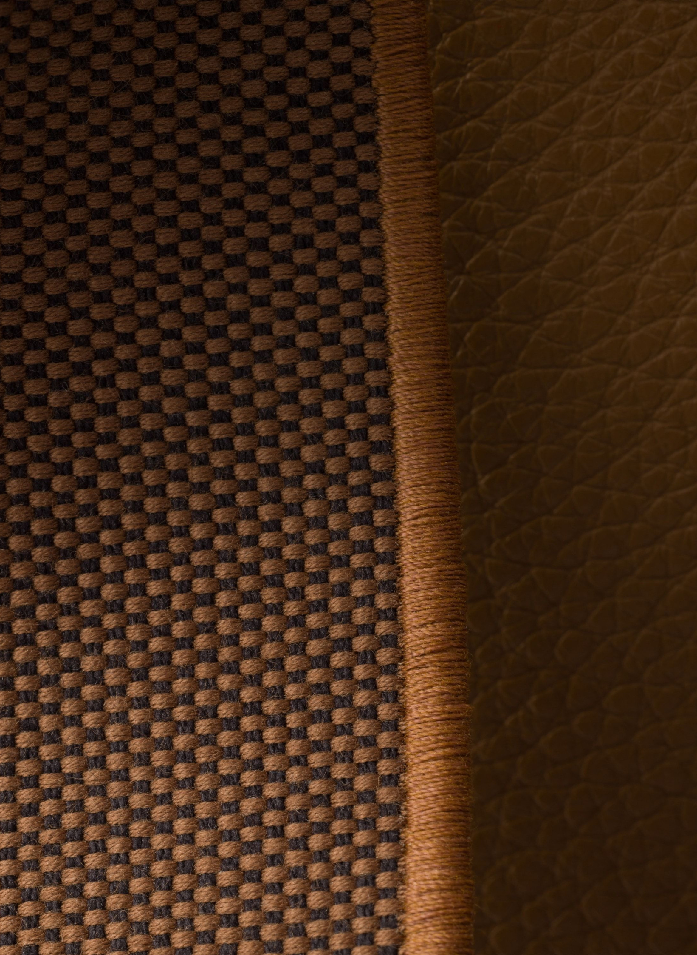 Sac en cuir PRADA Marron