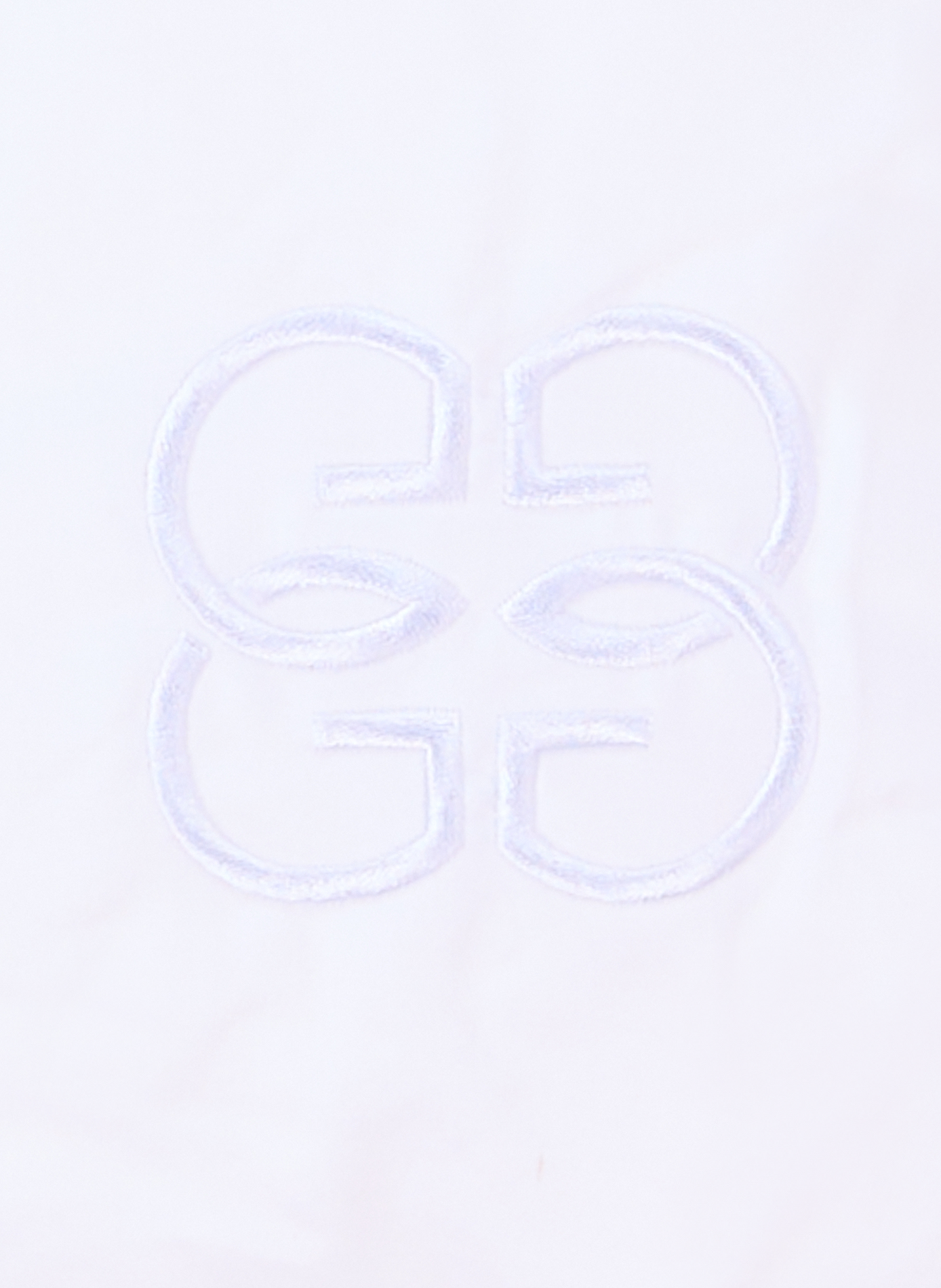 Natural pillow in cotton satin and silk AU PRINTEMPS PARIS White