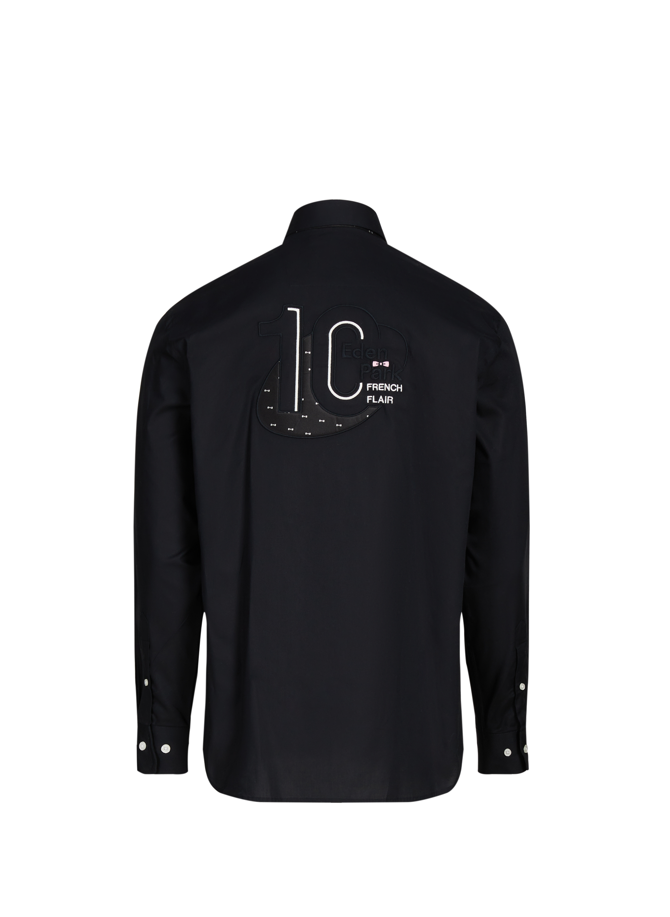 Cotton shirt EDEN PARK Black