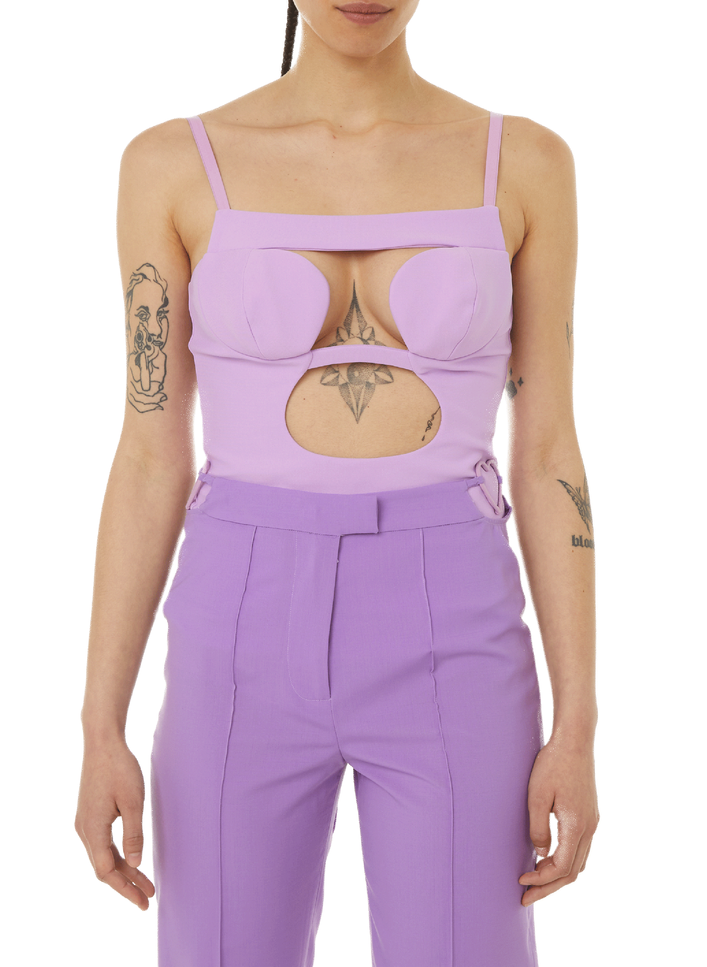 NENSI DOJAKA Top corset  Violet