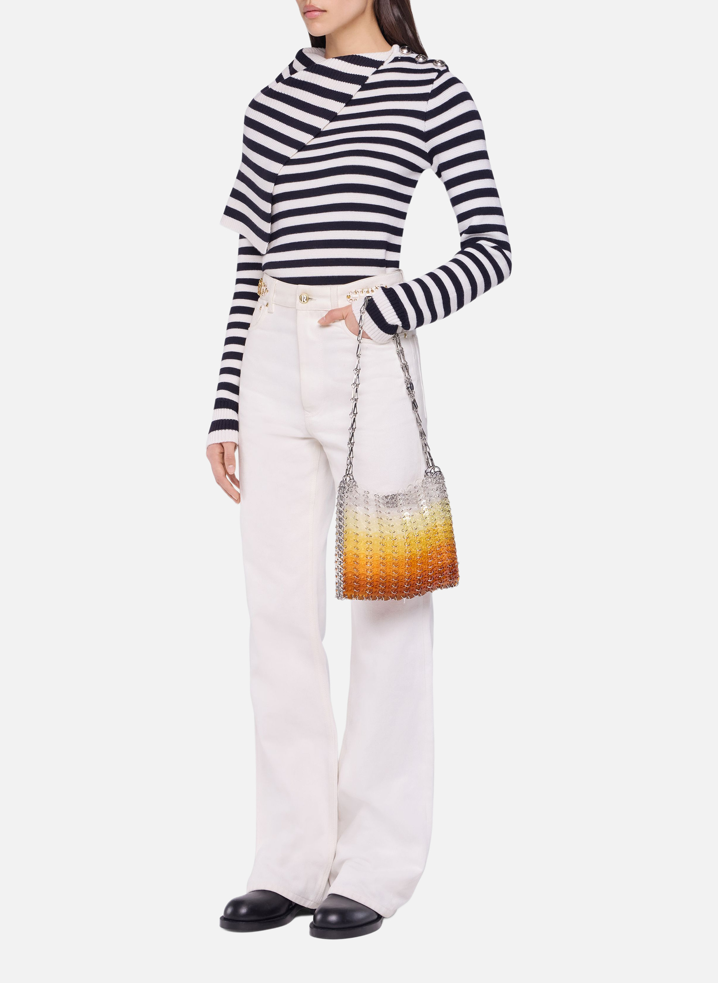 Sac 1969 dégradé en résine RABANNE Orange