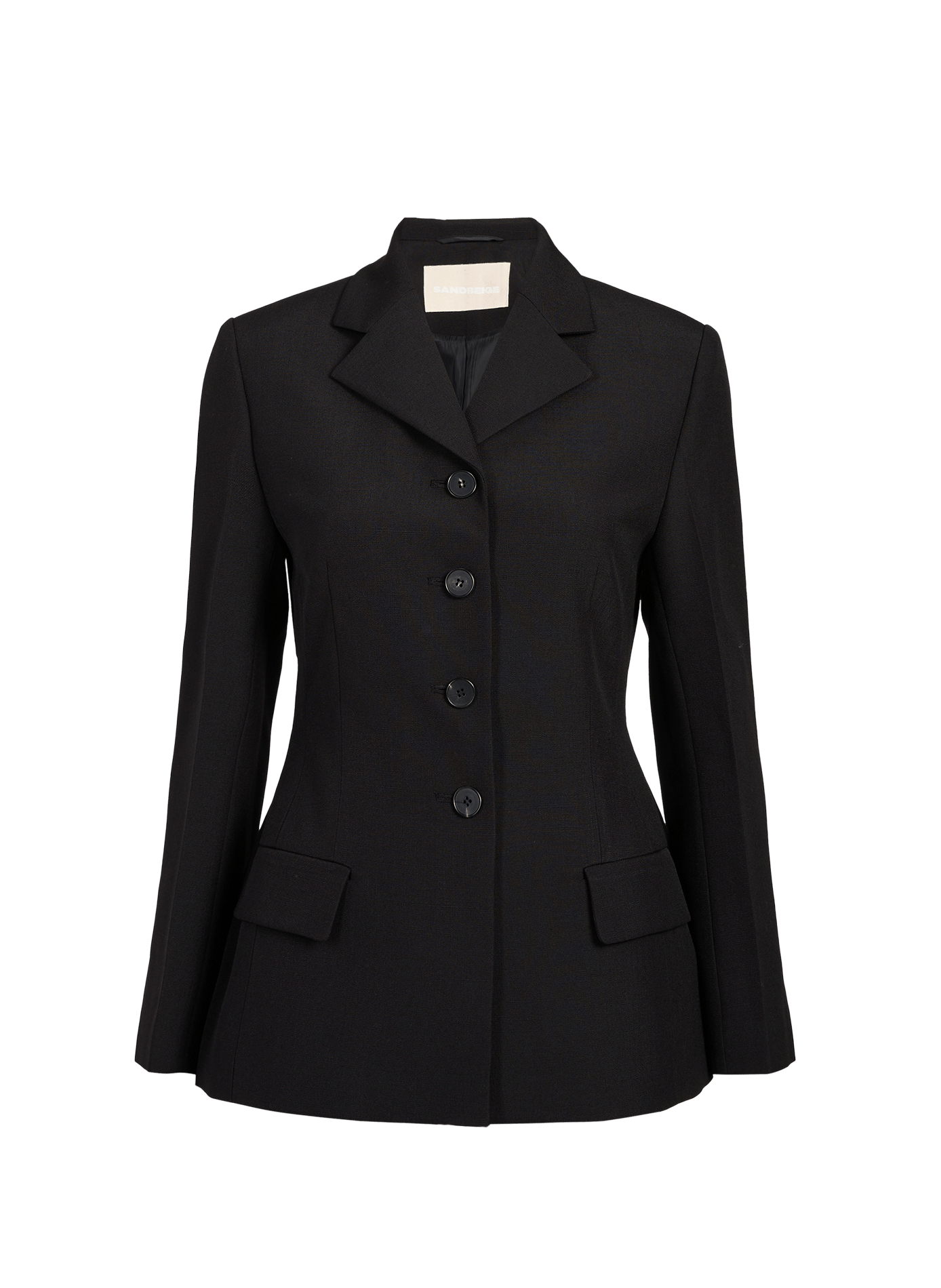Emily fitted blazer SANDBEIGE Black