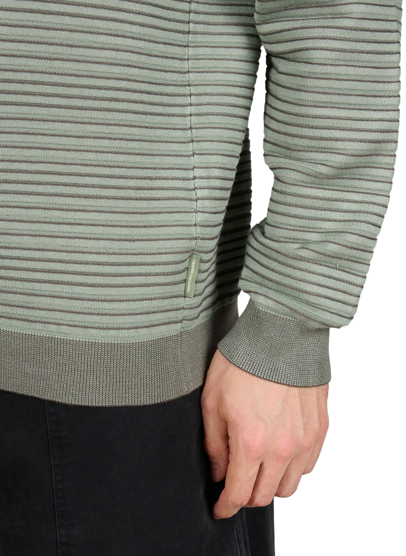 Straight striped knit sweater ARMANI EXCHANGE Multicolour