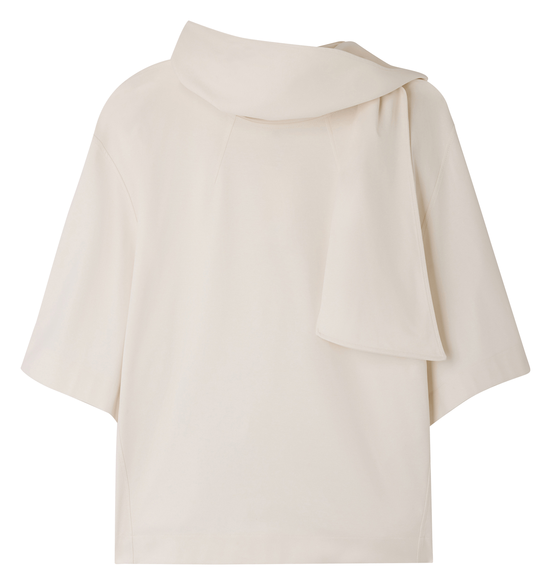 Top col rond en coton bio helena SOEUR Blanc