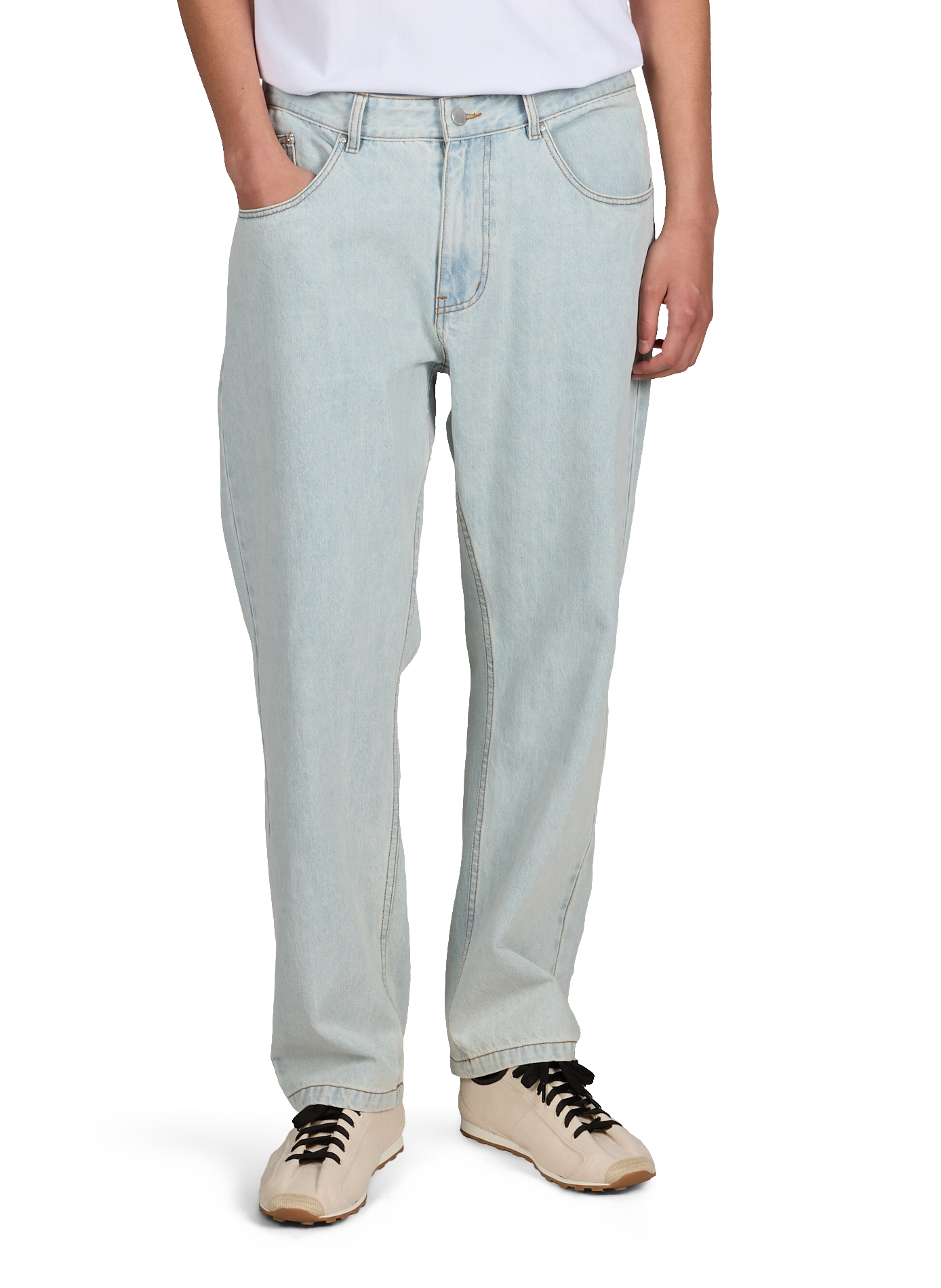 Jean large en coton HELAS CAPS Bleu