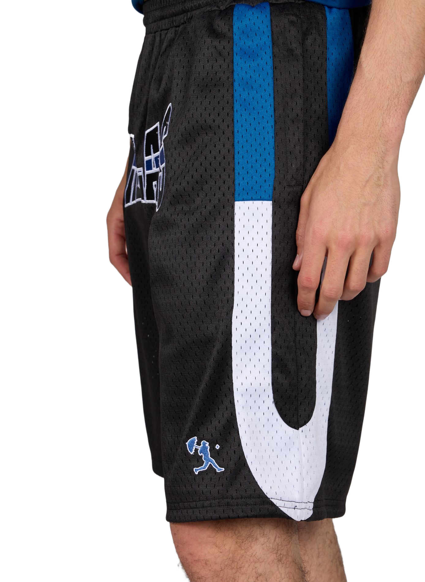 Short broderie logo HELAS CAPS Noir