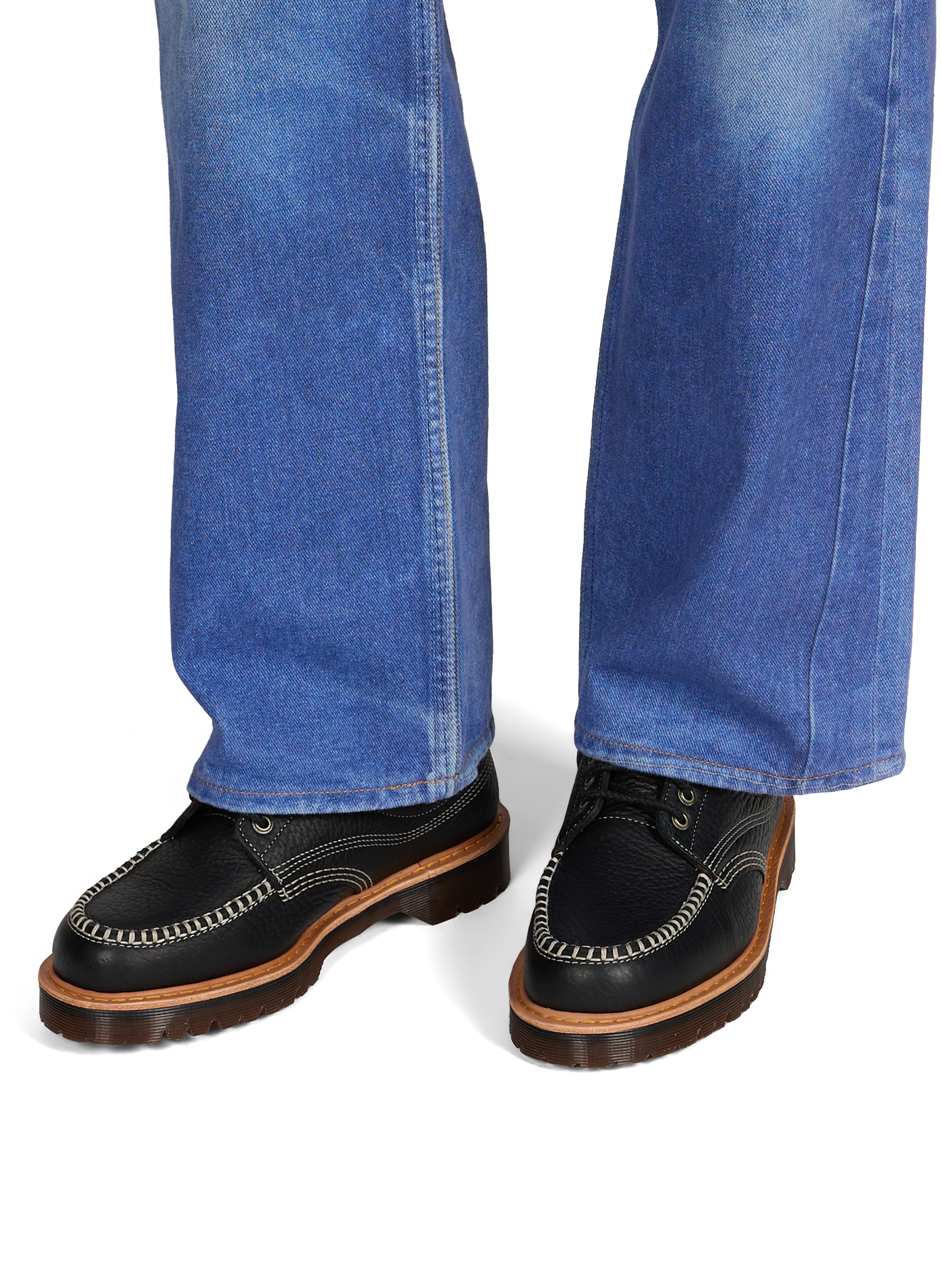 Lowell leather derbies DR. MARTENS Black