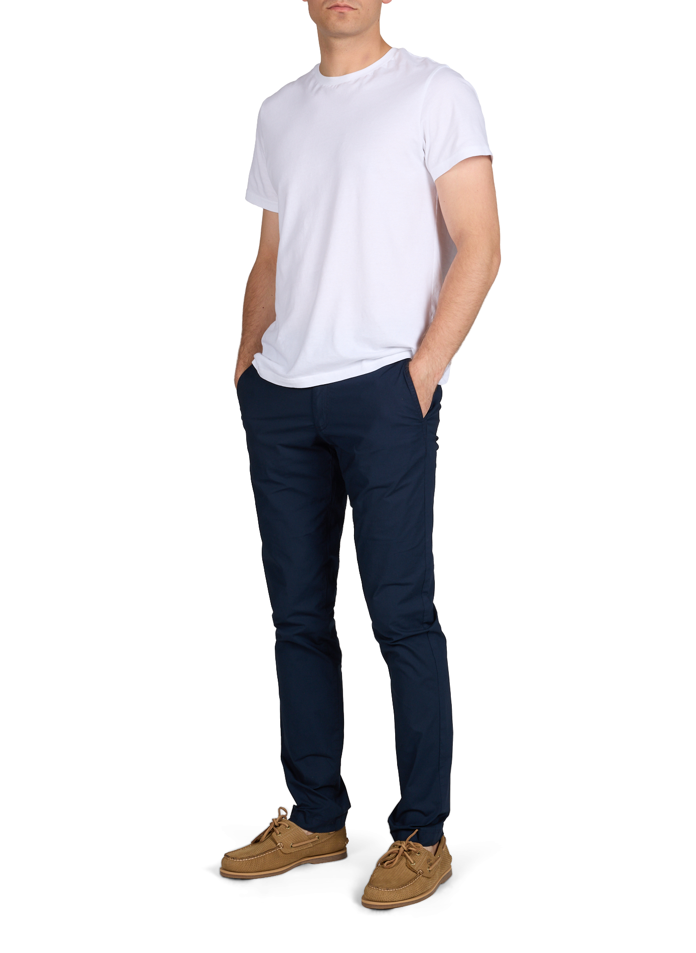 Pantalon chino droit uni TIMBERLAND Bleu