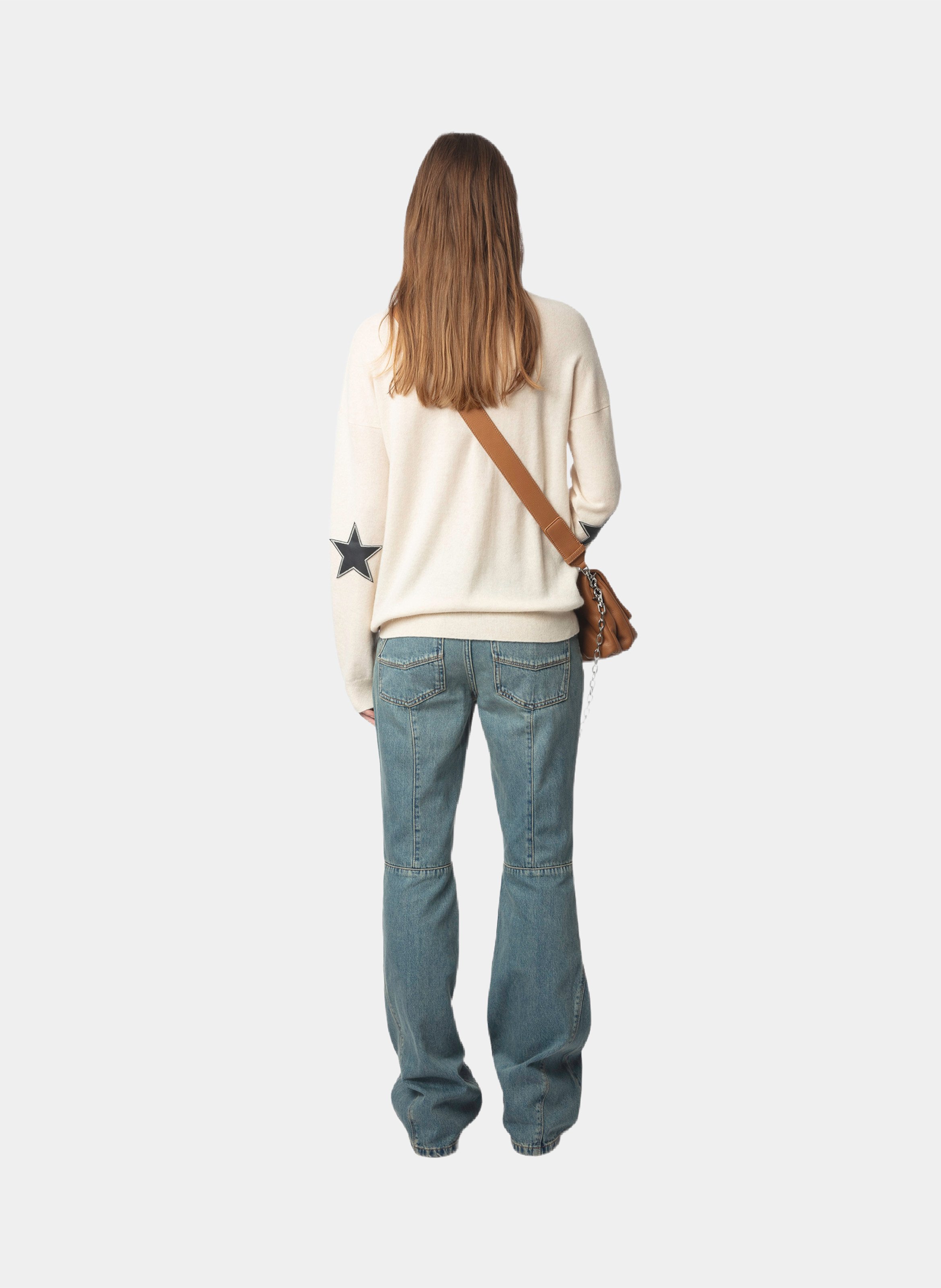 Pull droit en cachemire cici ZADIG&VOLTAIRE Beige