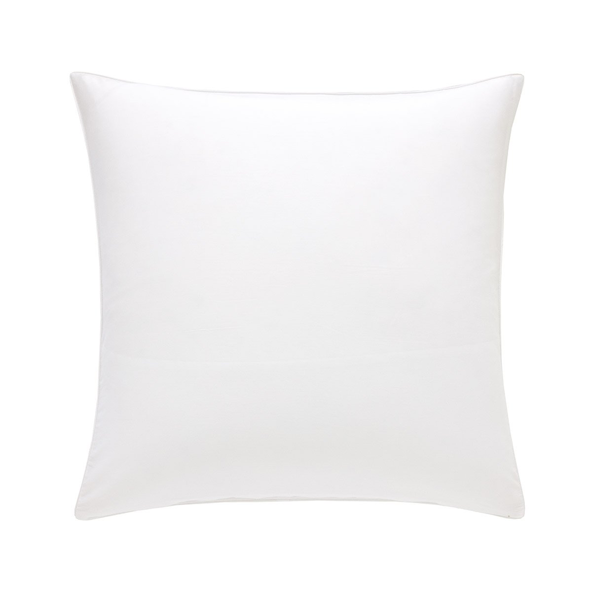 Taie d'oreiller en satin de coton, damier | Blanc DESFORGES Maison