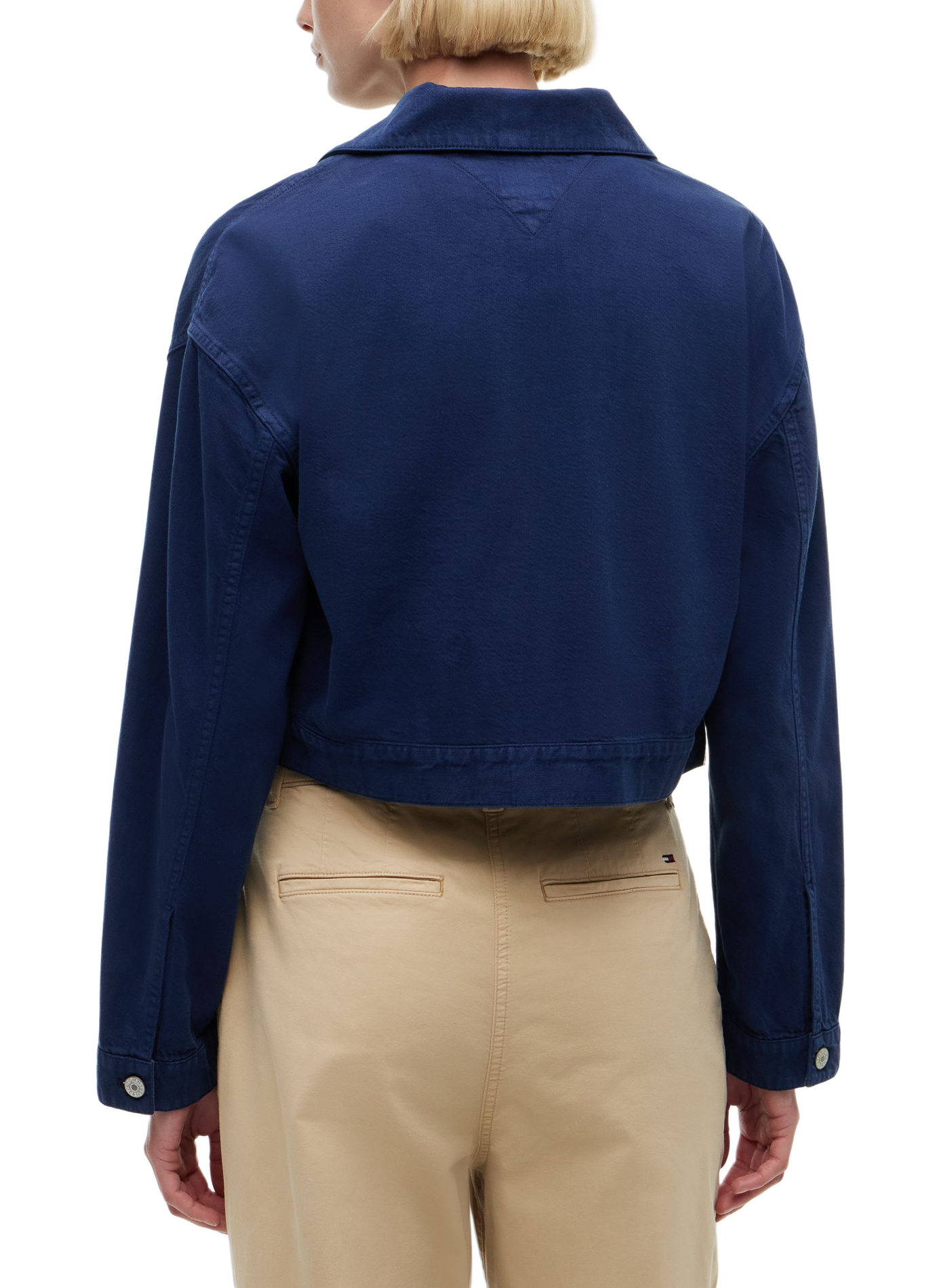 Jacket with classic cotton collar TOMMY HILFIGER Blue