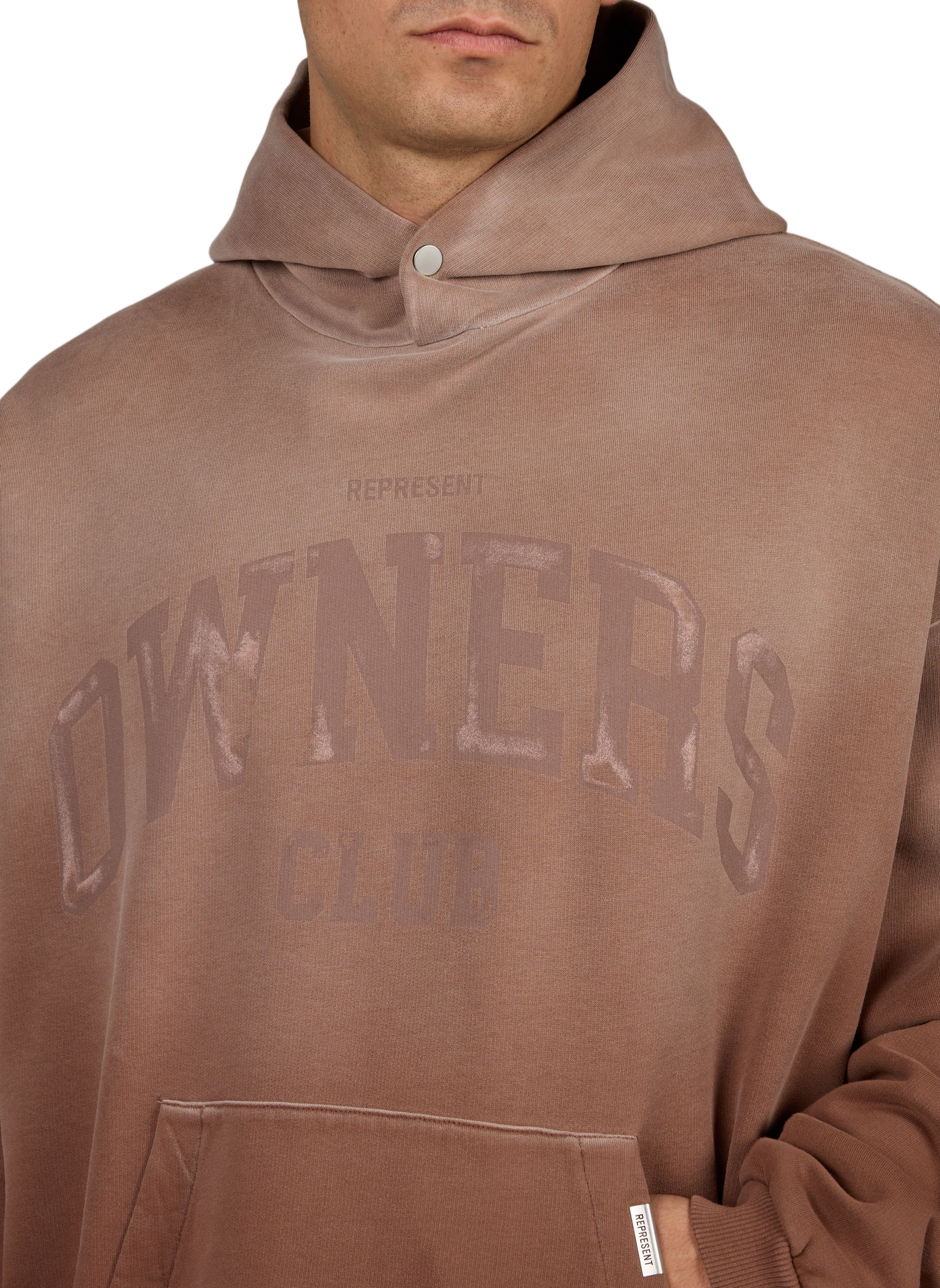 Cotton hoodie REPRESENT Pink
