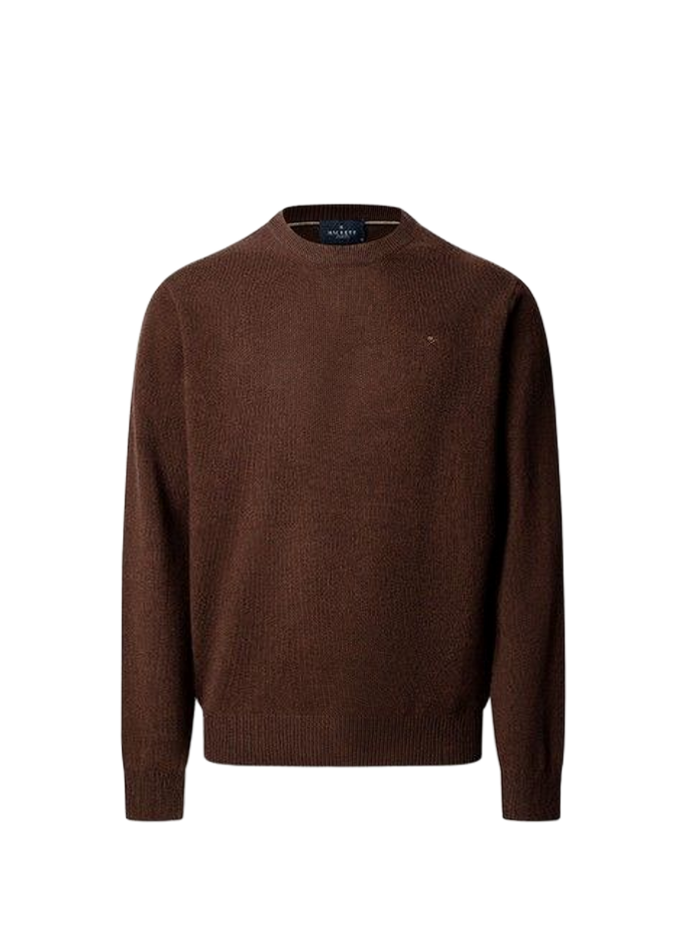 Pull droit en laine HACKETT Braun