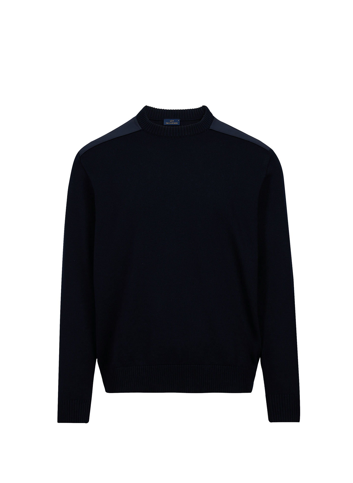 Gerade geschnittener Wollpullover PAUL & SHARK Blau
