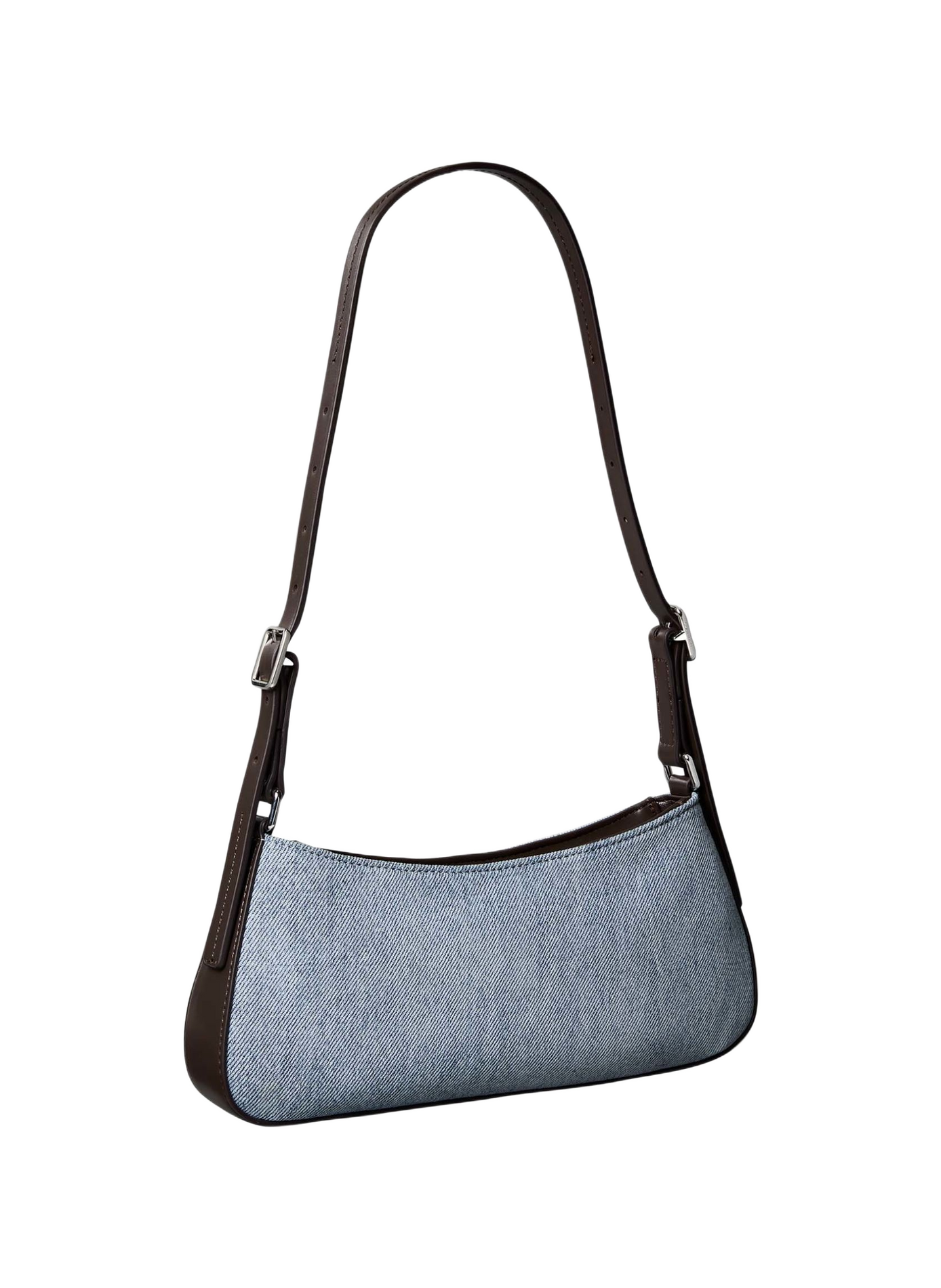 Cotton denim shoulder bag CALVIN KLEIN Blue