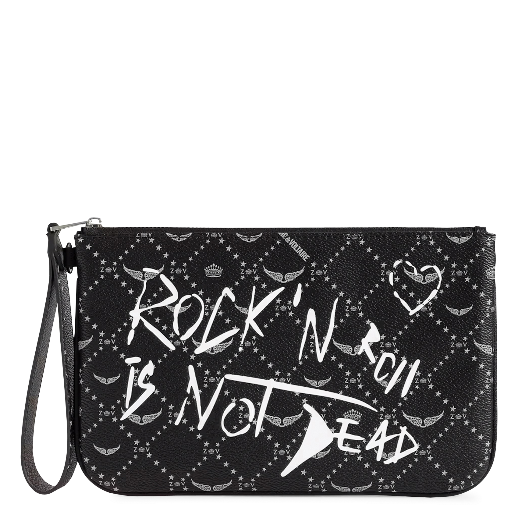 Ritstasje met motief z pouch ZADIG&VOLTAIRE Zwart