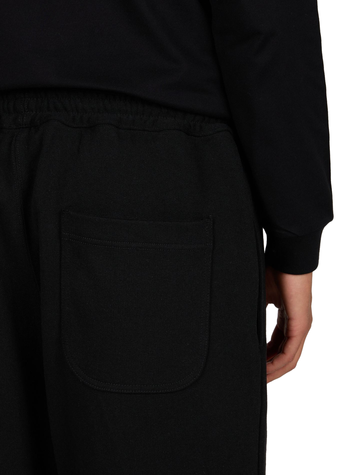 Trainingshose mit Baumwoll-Logo | Schwarz COMME DES GARCONS HOMME Herren