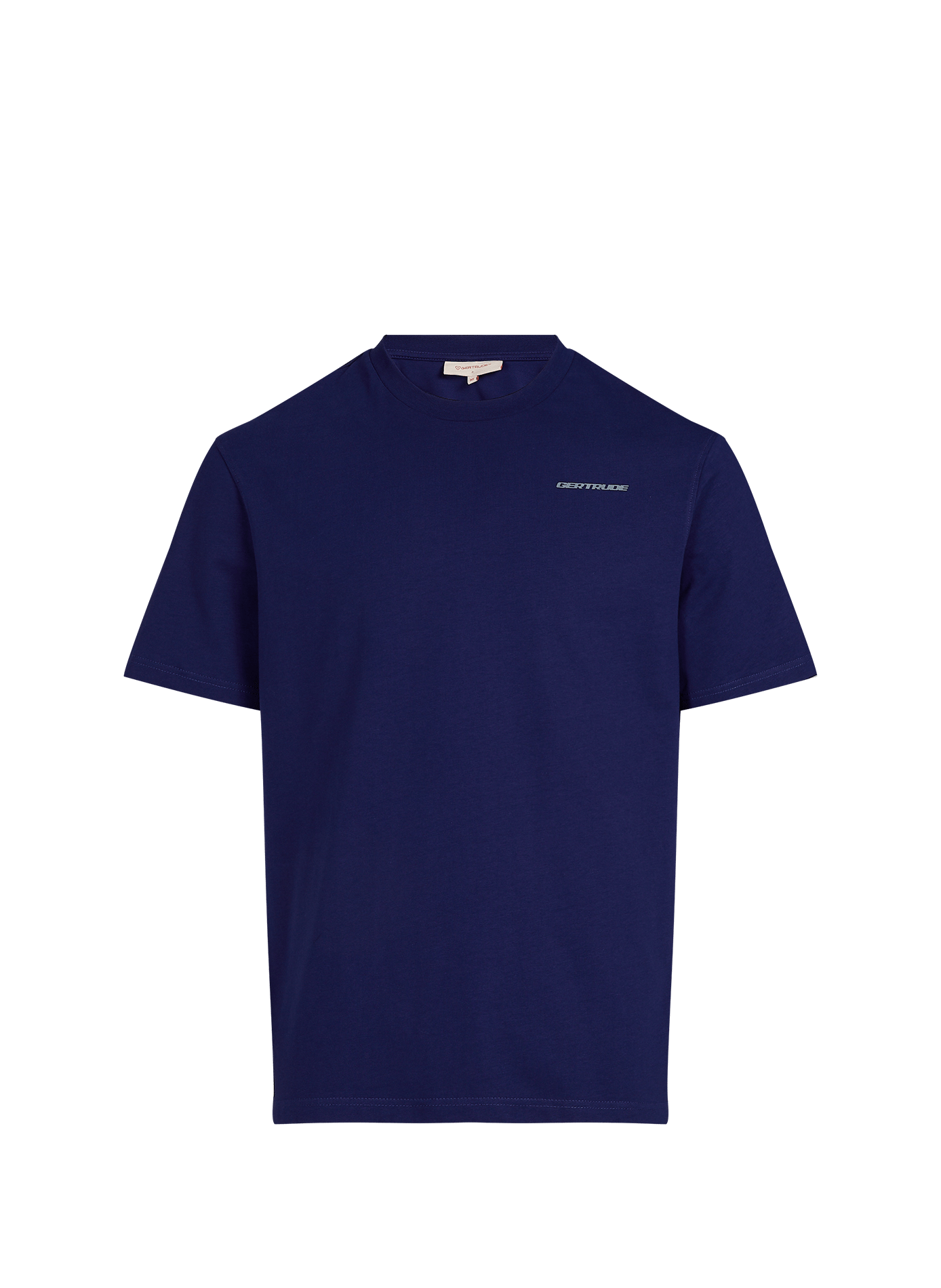 Straight cotton t-shirt GERTRUDE Blue